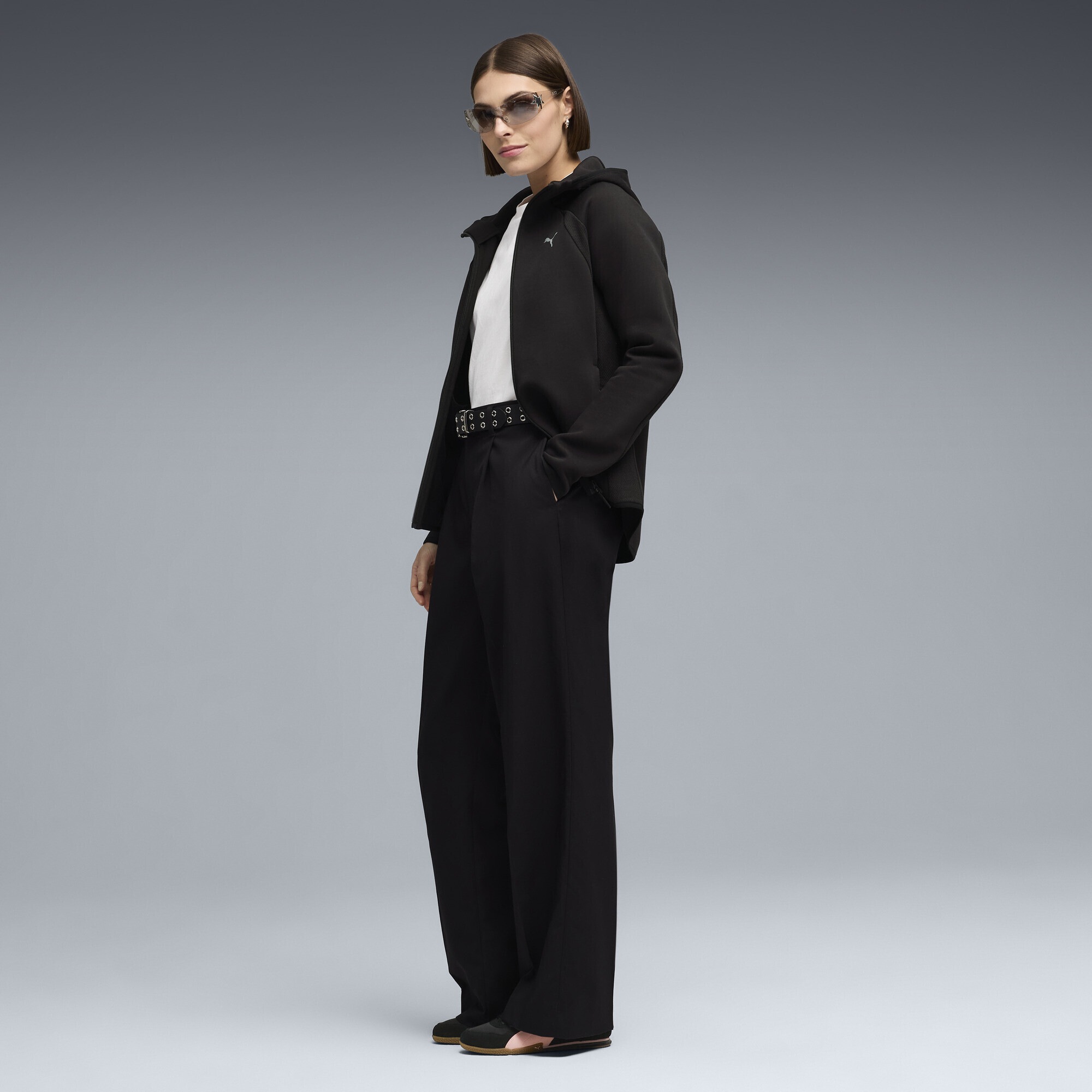 PUMA Sweatjacke »EvoStripe Kapuzenjacke Damen«