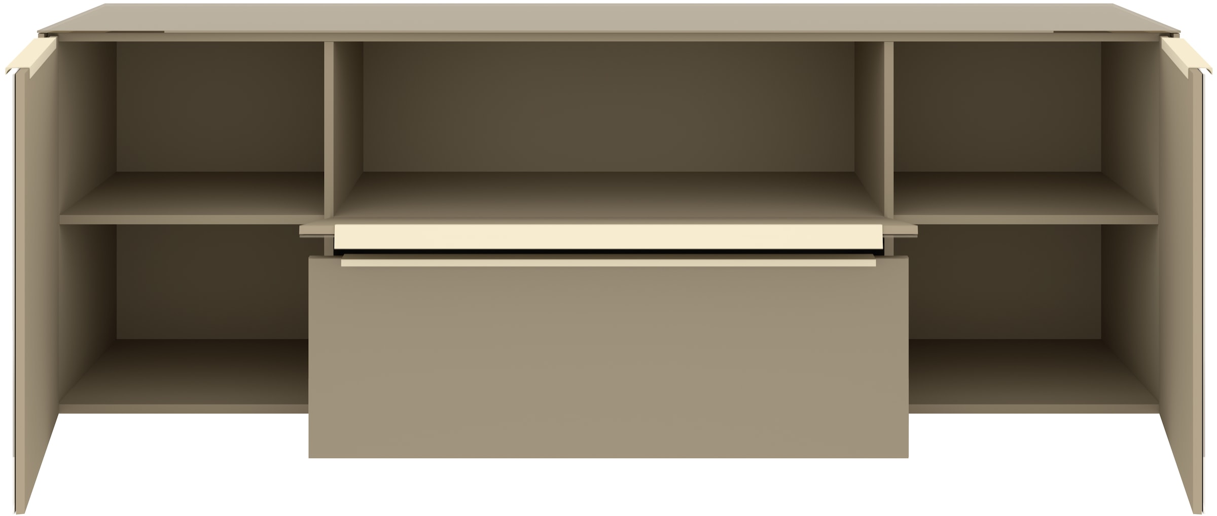 set one by Musterring Lowboard »Reno« 1 Stk. tlg. Mit Gleitern und in verschiedenen Farben erhältlich