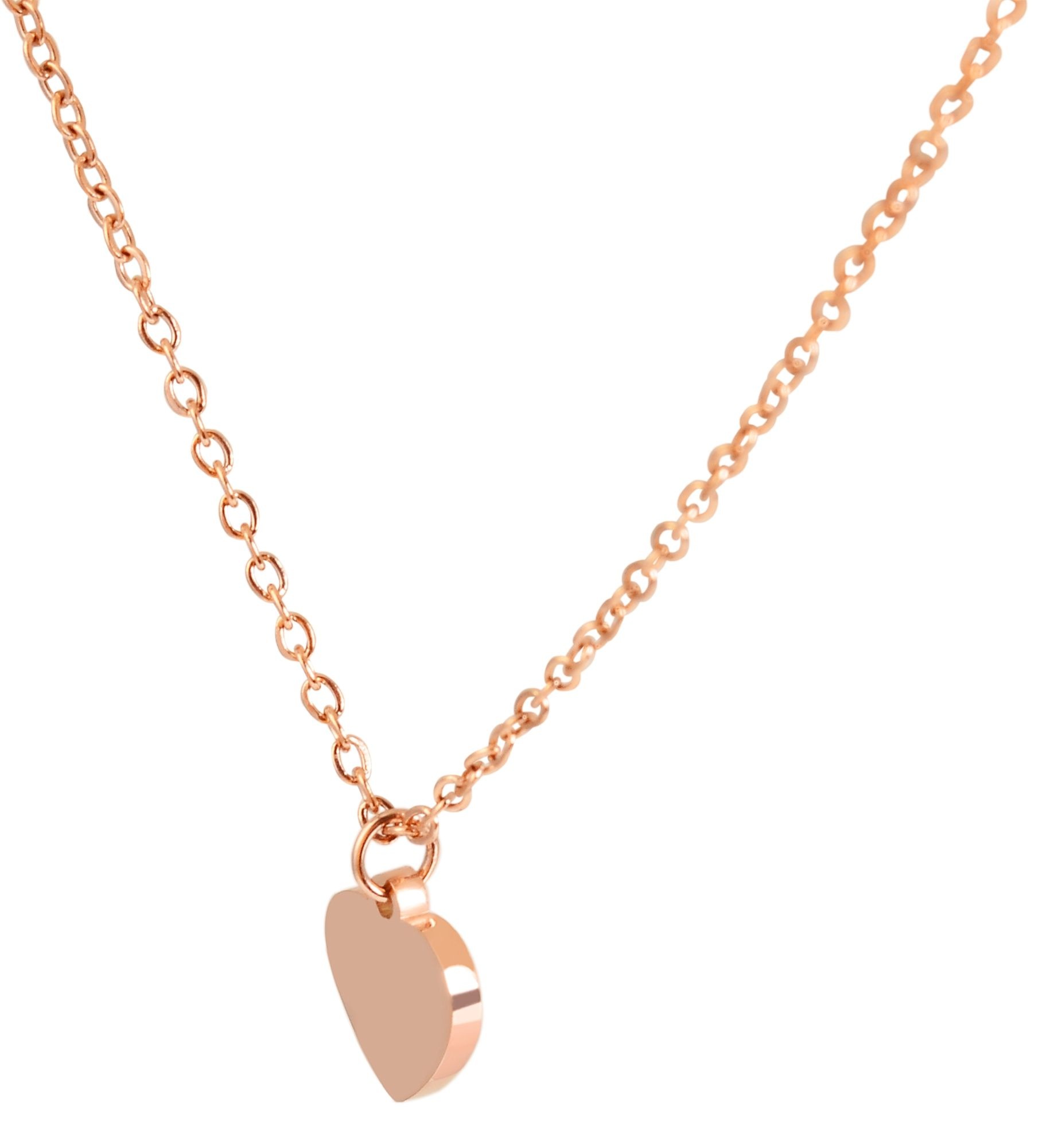 Adelia´s Kette ohne Anhänger »Damen Halskette mit Anhänger – Herz aus Edelstahl« Perfekt zum Verschenken an besondere Menschen