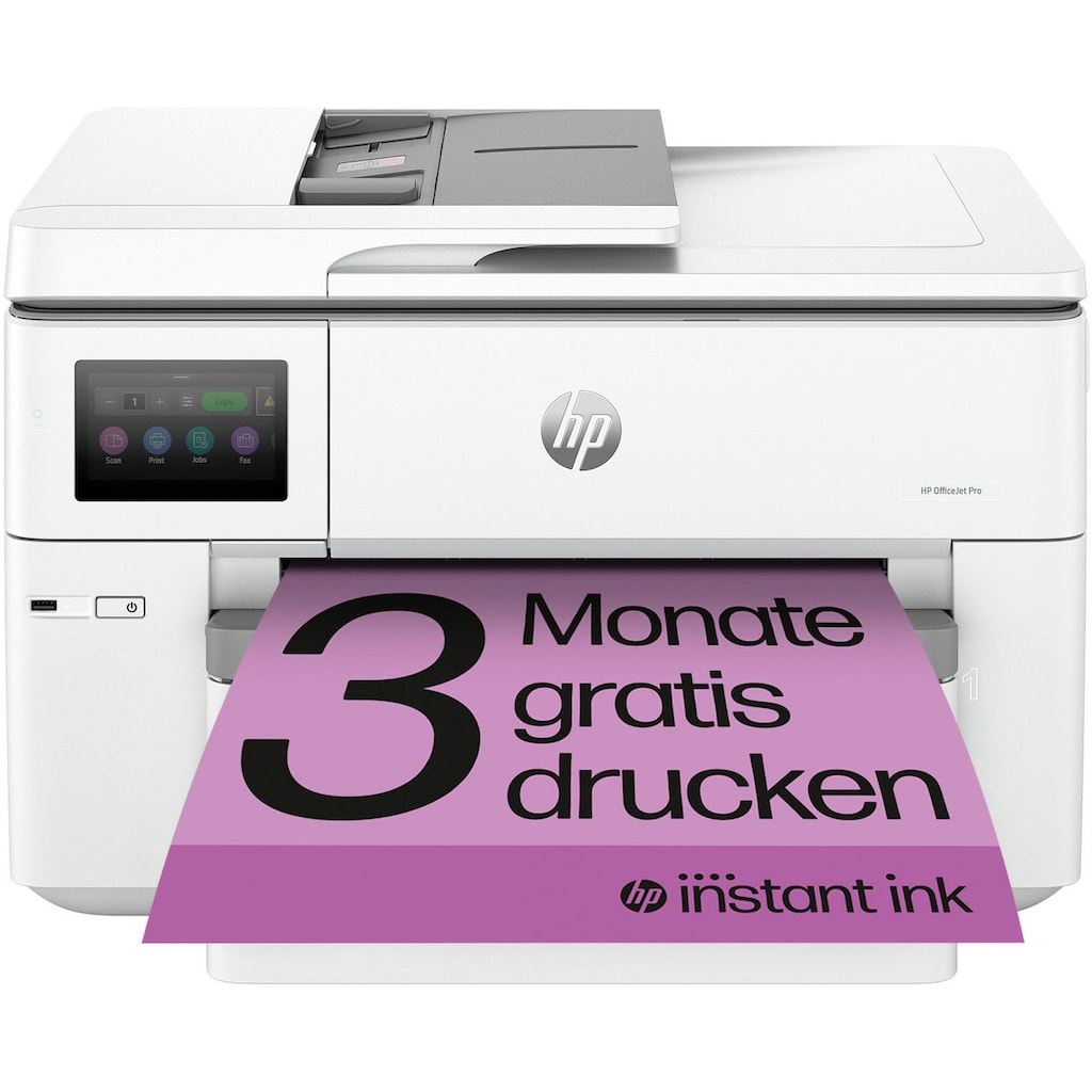 HP Multifunktionsdrucker »OfficeJet Pro 9730e A3«, 3 Monate gratis Drucken mit HP Instant Ink inklusive