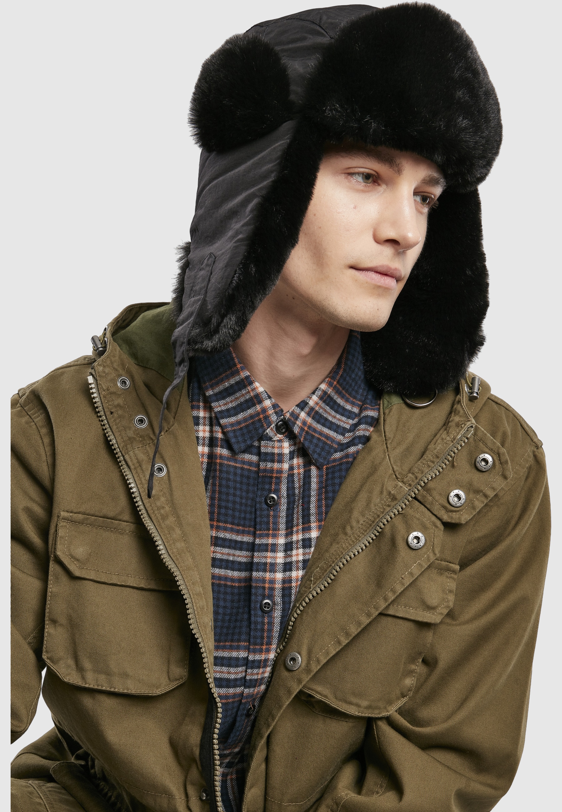 URBAN CLASSICS Beanie »Urban Classics Unisex Nylon Trapper Hat« 1 Stk.