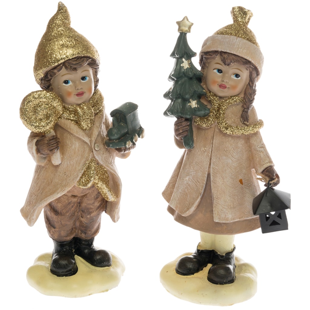 Myflair Möbel & Accessoires Weihnachtsfigur »Winterkinder, Weihnachtsdeko«