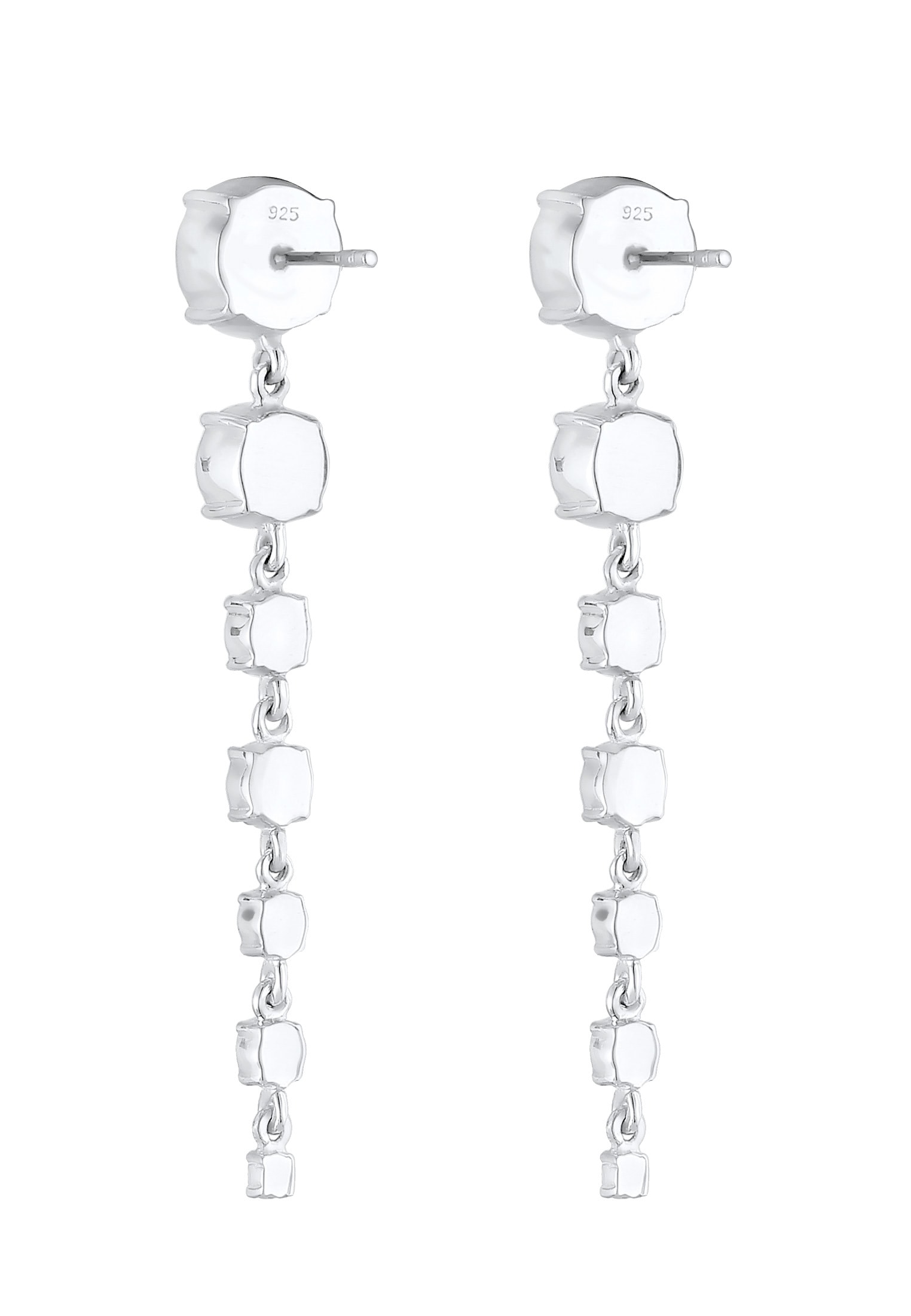 Elli Premium Paar Ohrhänger »Ohrhänger Kristalle 925 Silber«