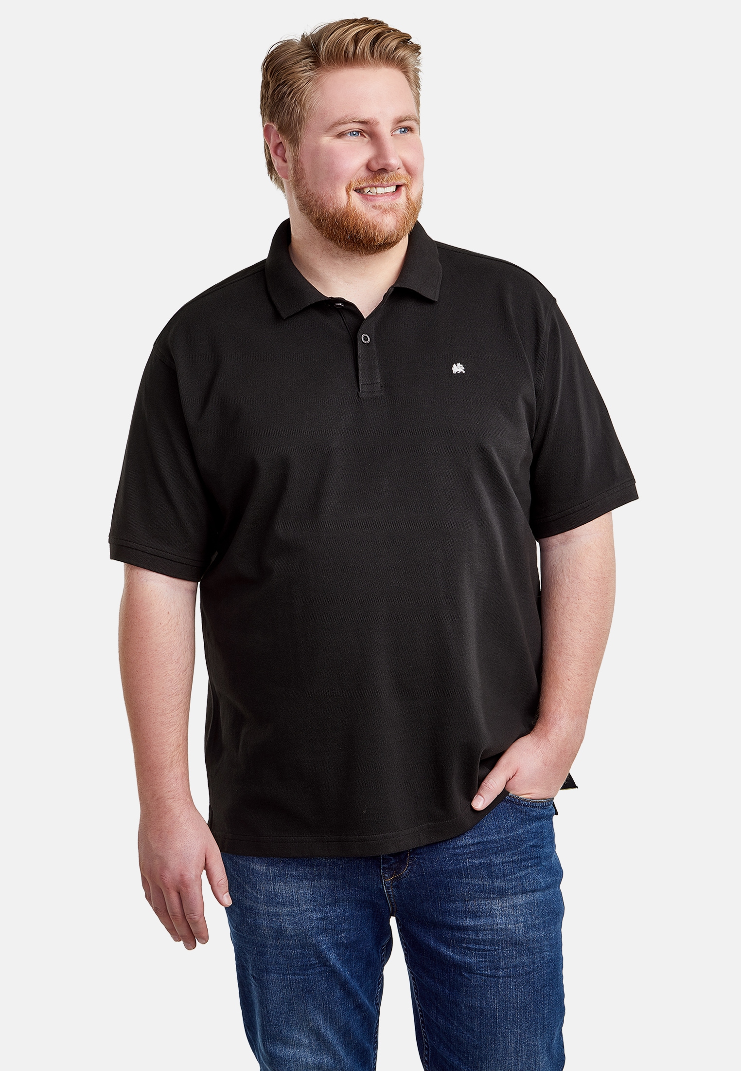 LERROS Poloshirt »Klassisches Herren Poloshirt in großen Größen aus Baumwoll-Piqué«