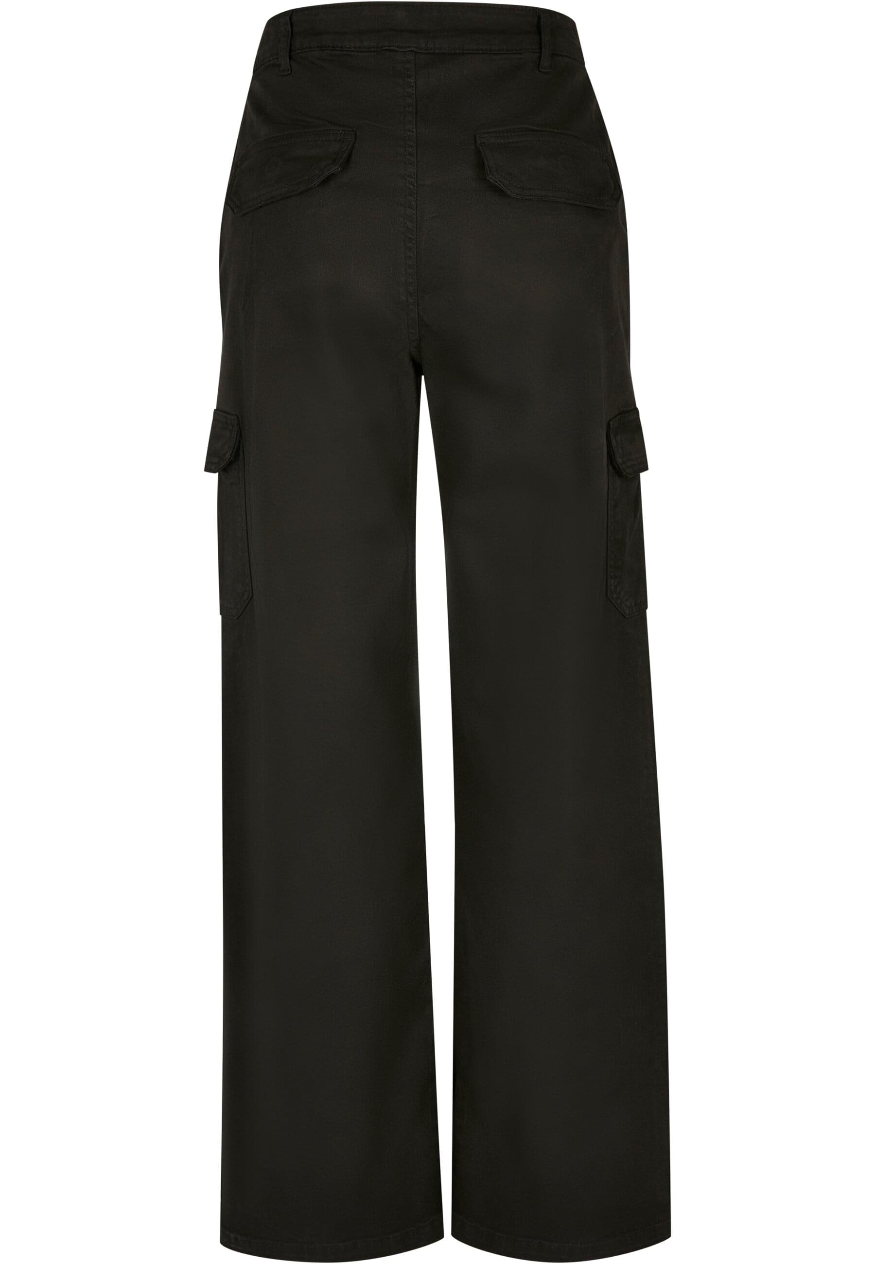 URBAN CLASSICS Stoffhose »Urban Classics Damen Ladies High Waist Straight Cargo Pants«, (1 tlg.)