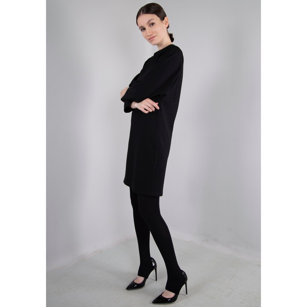 Damenmode Partymode IMPERIAL A-Linien-Kleid »IMP-A9HJABE«, Punto-Milano Nero