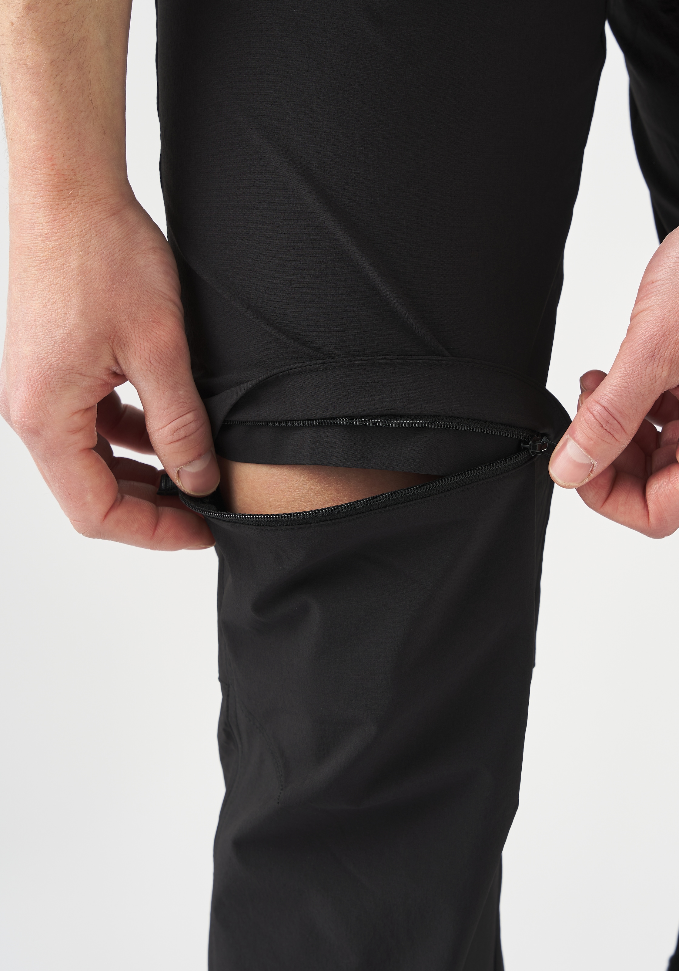 Gonso Fahrradhose »Portland«  Herren Radhose mit Sitzpolster, robuste Zipp-off Hose inkl. Gürtel