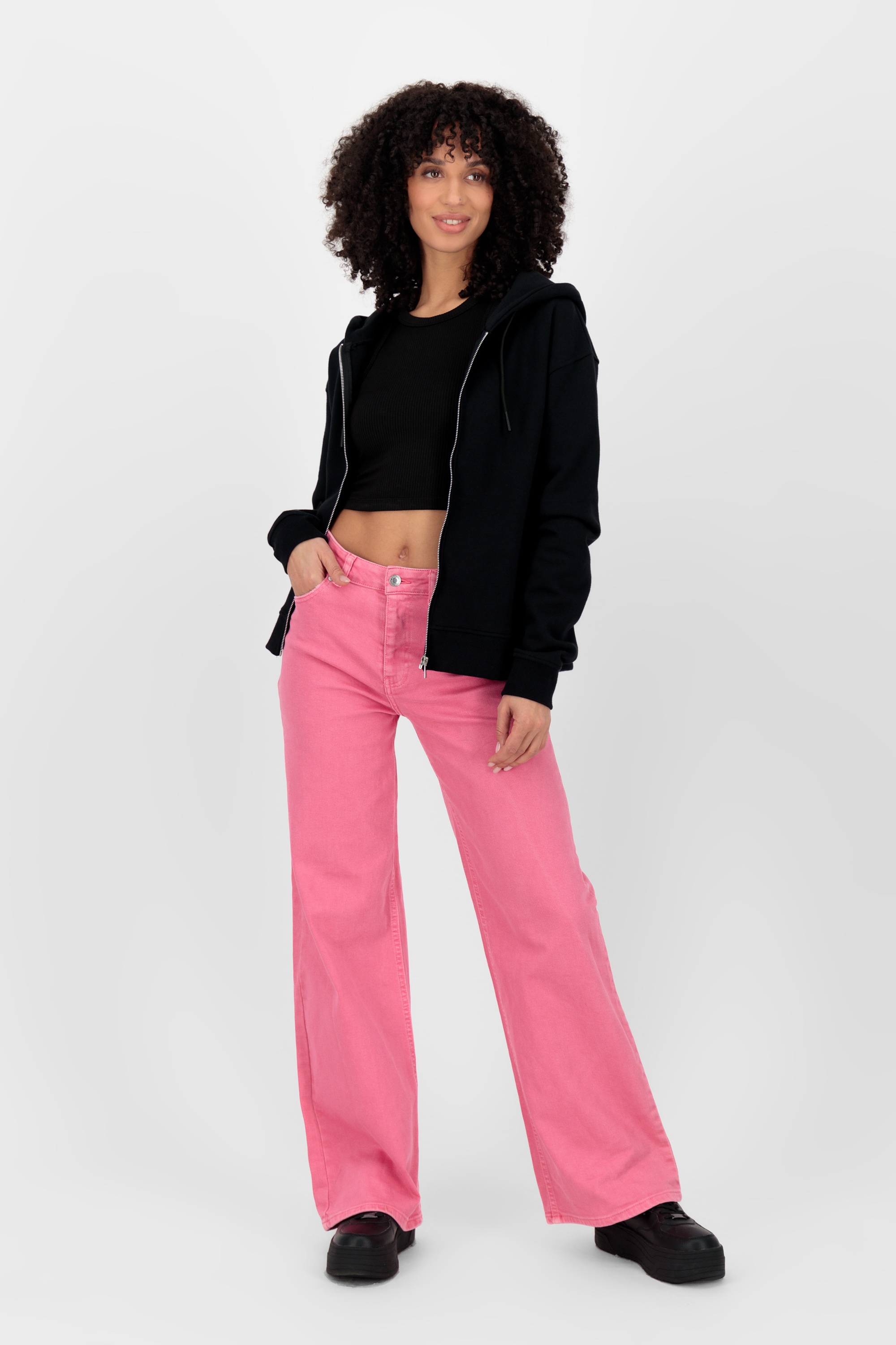 Alife & Kickin Sweatjacke »Damen RanaAK A«, Hoodie mit Reißverschluss und Kapuze, Kapuzensweatjacke