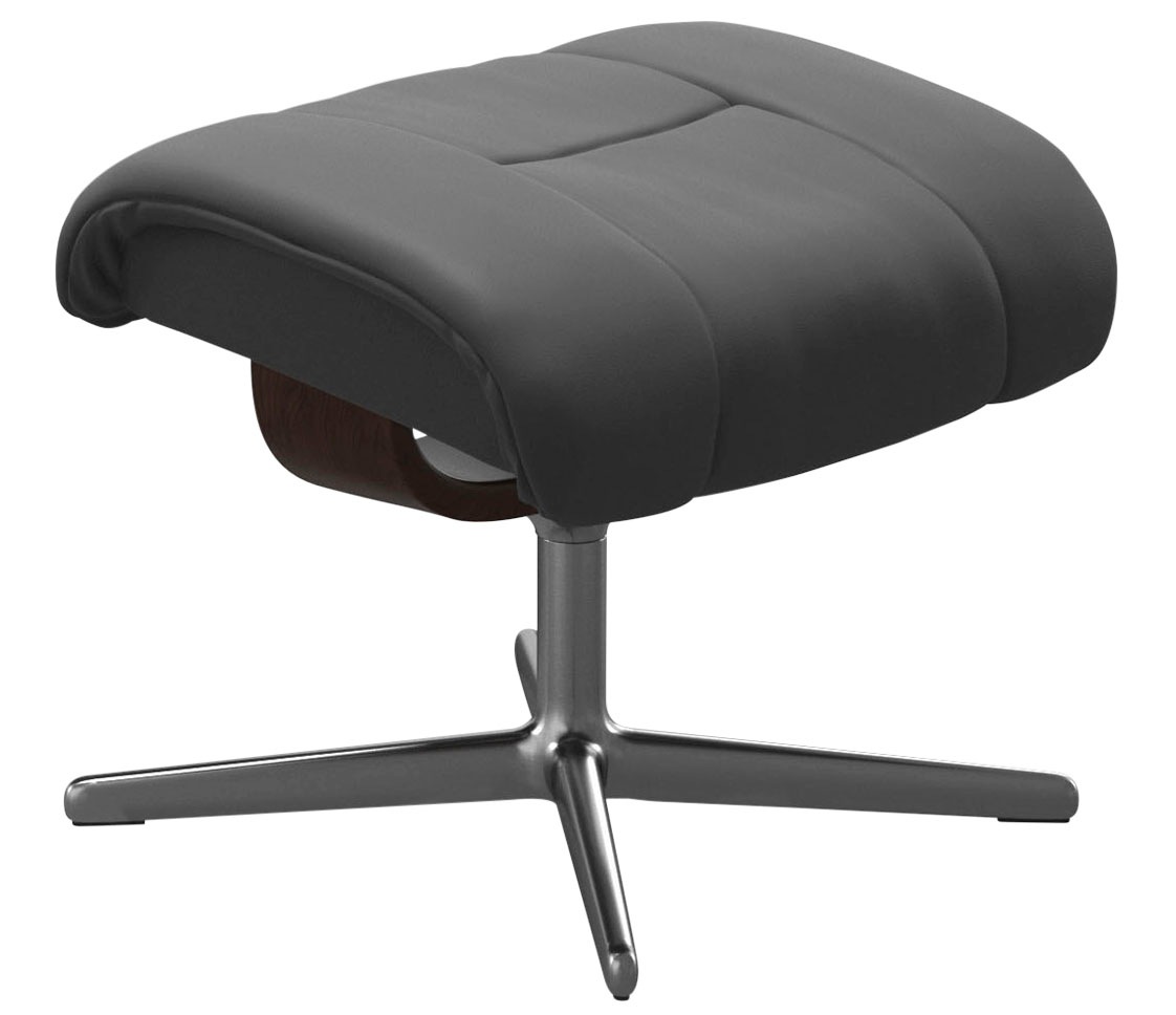 Stressless® Fußhocker »Reno«, mit Cross Base, Größe S, M & L, Holzakzent Braun