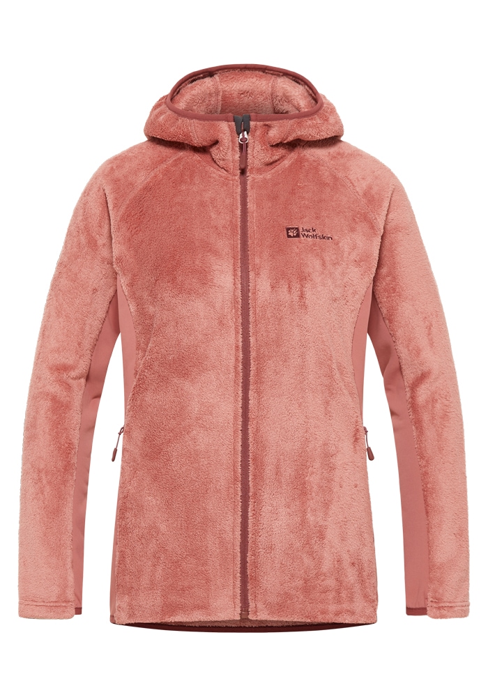Jack Wolfskin Fleecejacke »ROTWAND HOODED FZ W«, mit Kapuze