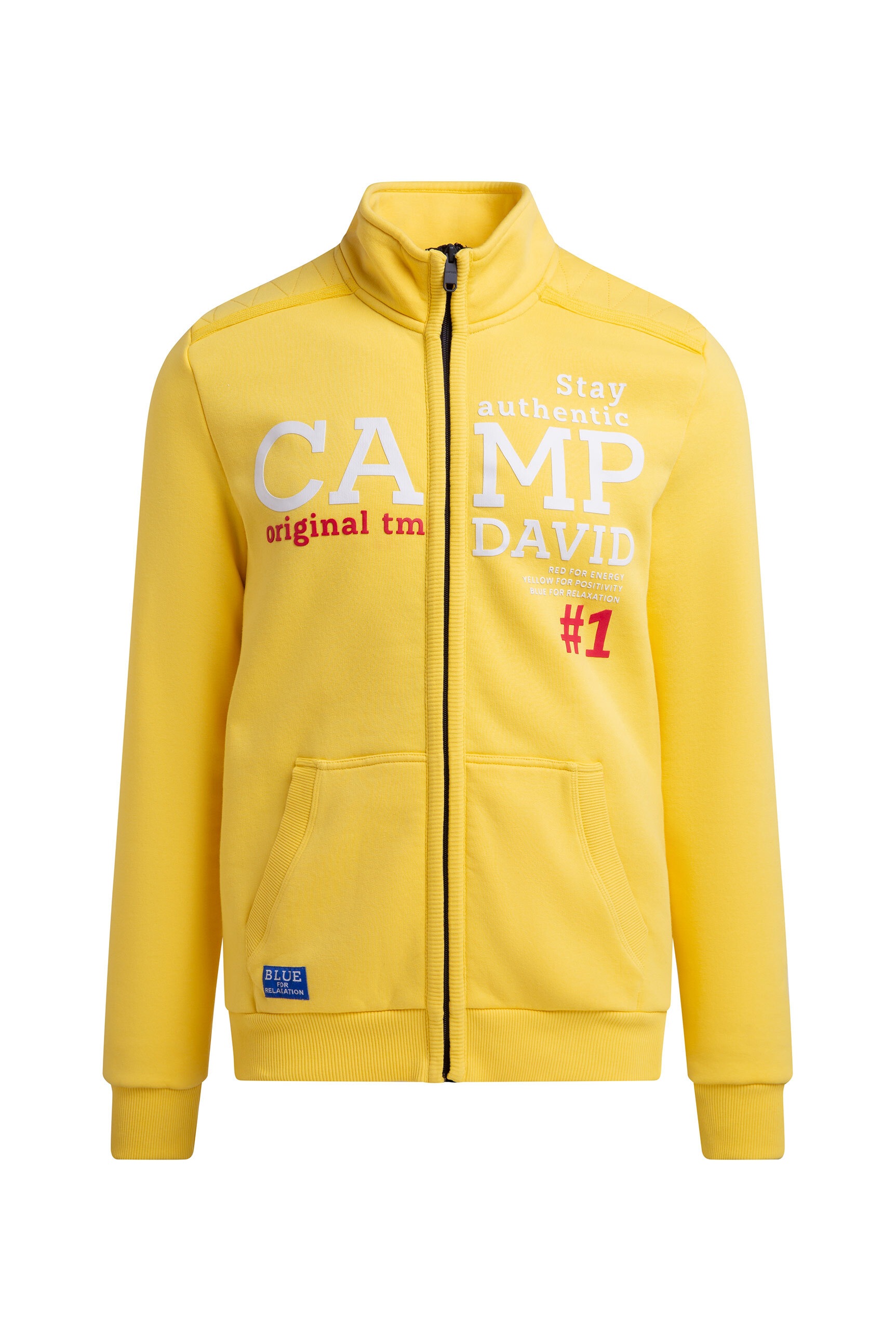 CAMP DAVID Sweatjacke mit Stehkragen günstig online kaufen