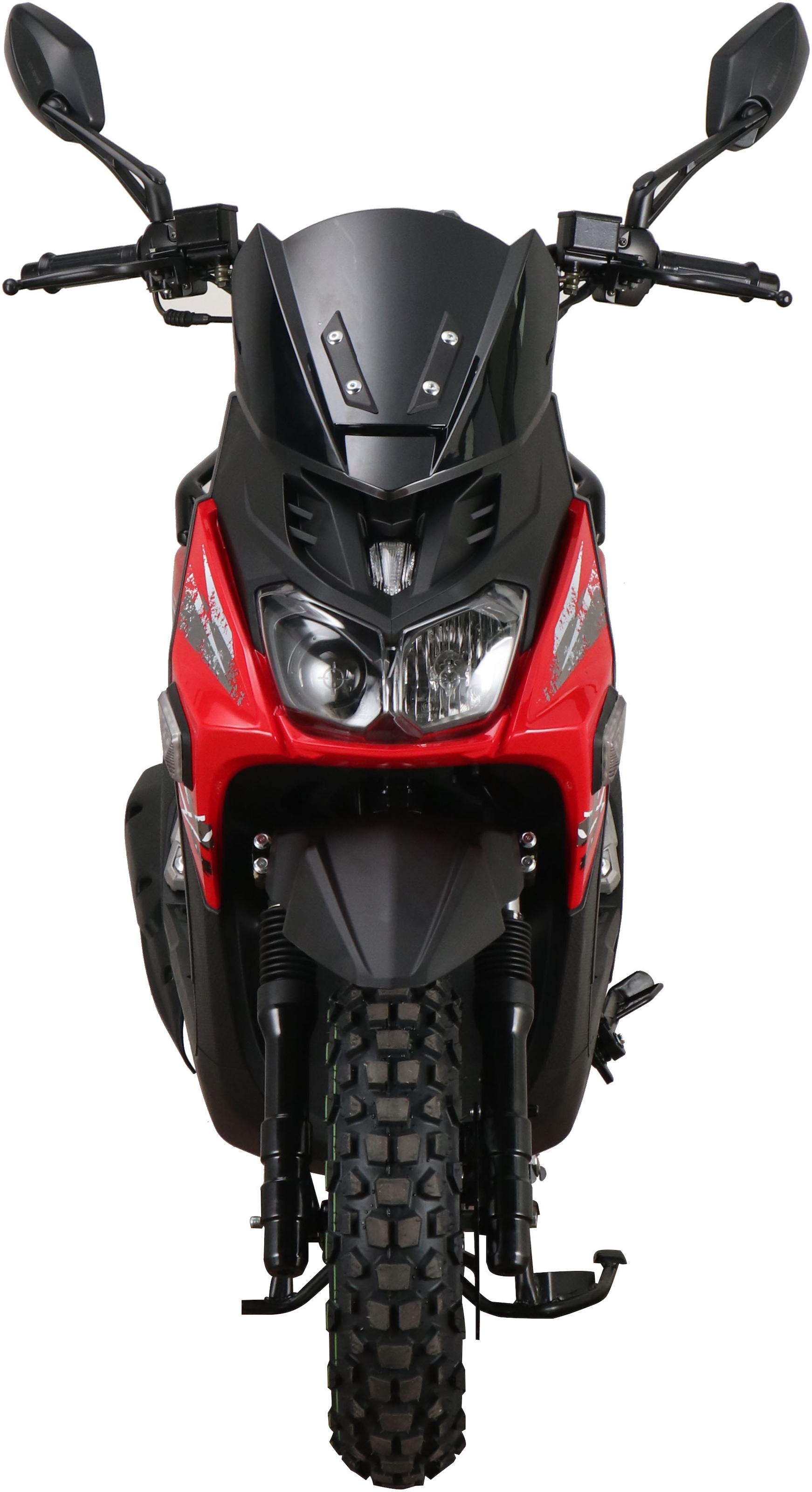 GT UNION Motorroller »Cross 2.0 125«, 124,6 cm³, 85 km/h, Euro 5, 8,5 PS, (Komplett-Set, 2 tlg., mit Topcase), Luftgekühlter Motor