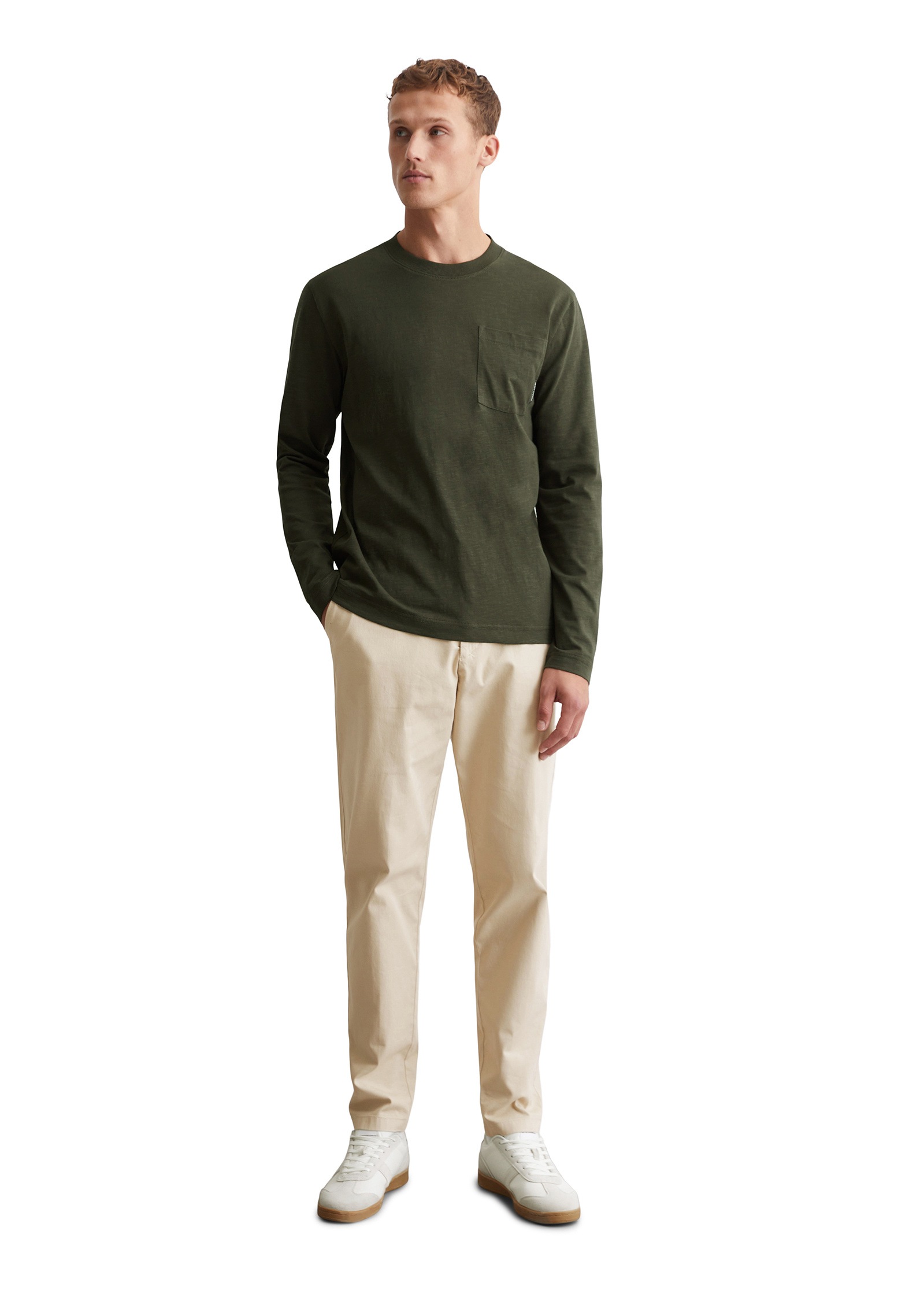 Marc O'Polo Langarmshirt »in Heavy-Slub-Jersey-Qualität«