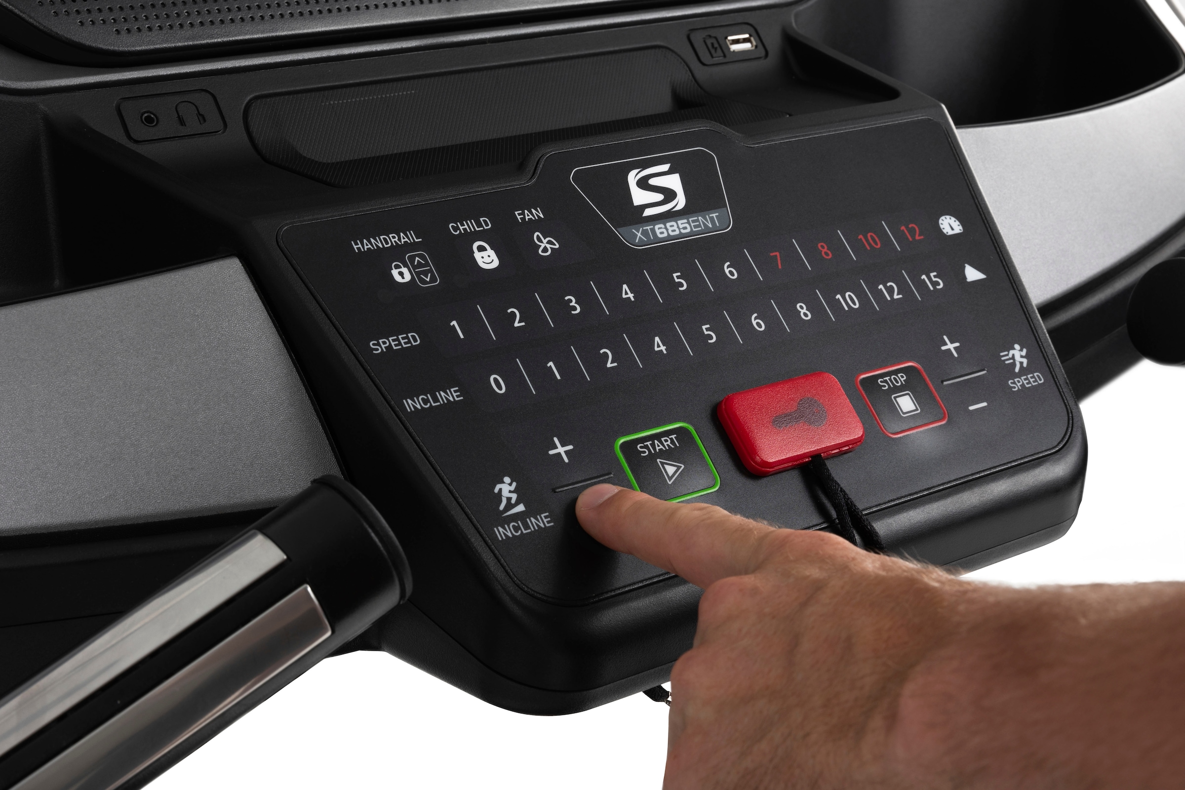 Spirit Fitness Laufband »Spirit Fitness Laufband XT685 ENT Black«