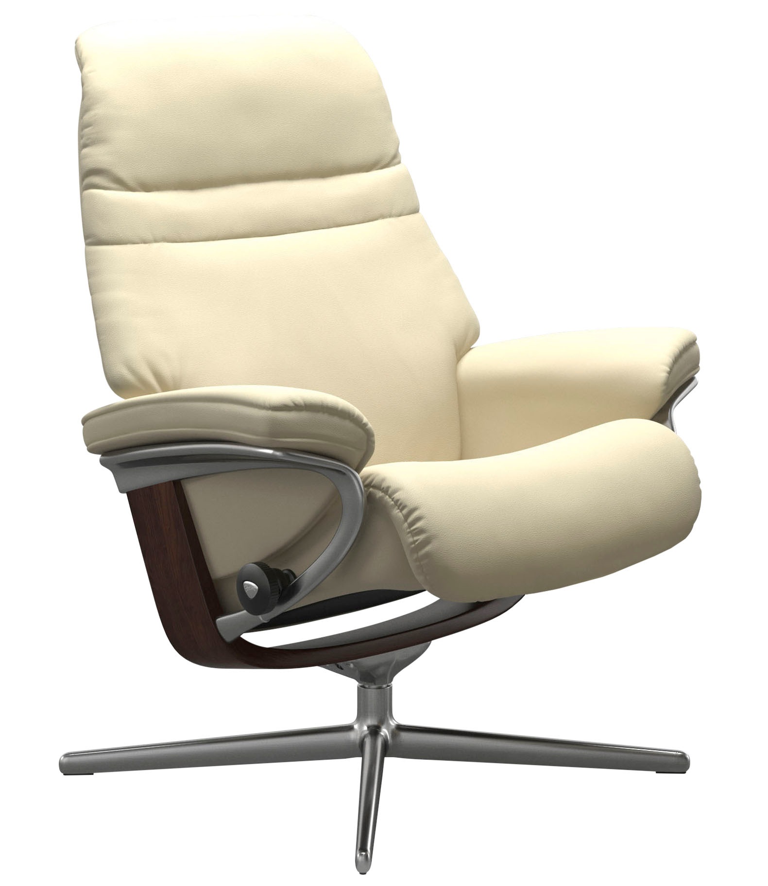 Stressless® Relaxsessel »Sunrise«, mit Cross Base, Größe S, M & L, Holzakzent Braun