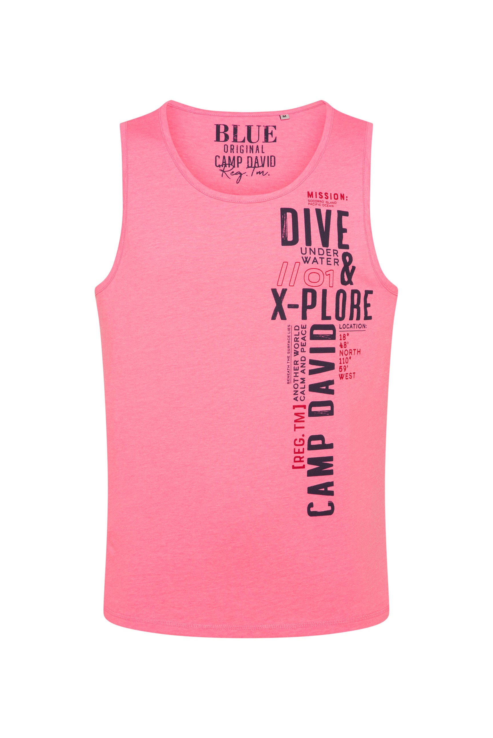 CAMP DAVID Tanktop, mit Baumwolle
