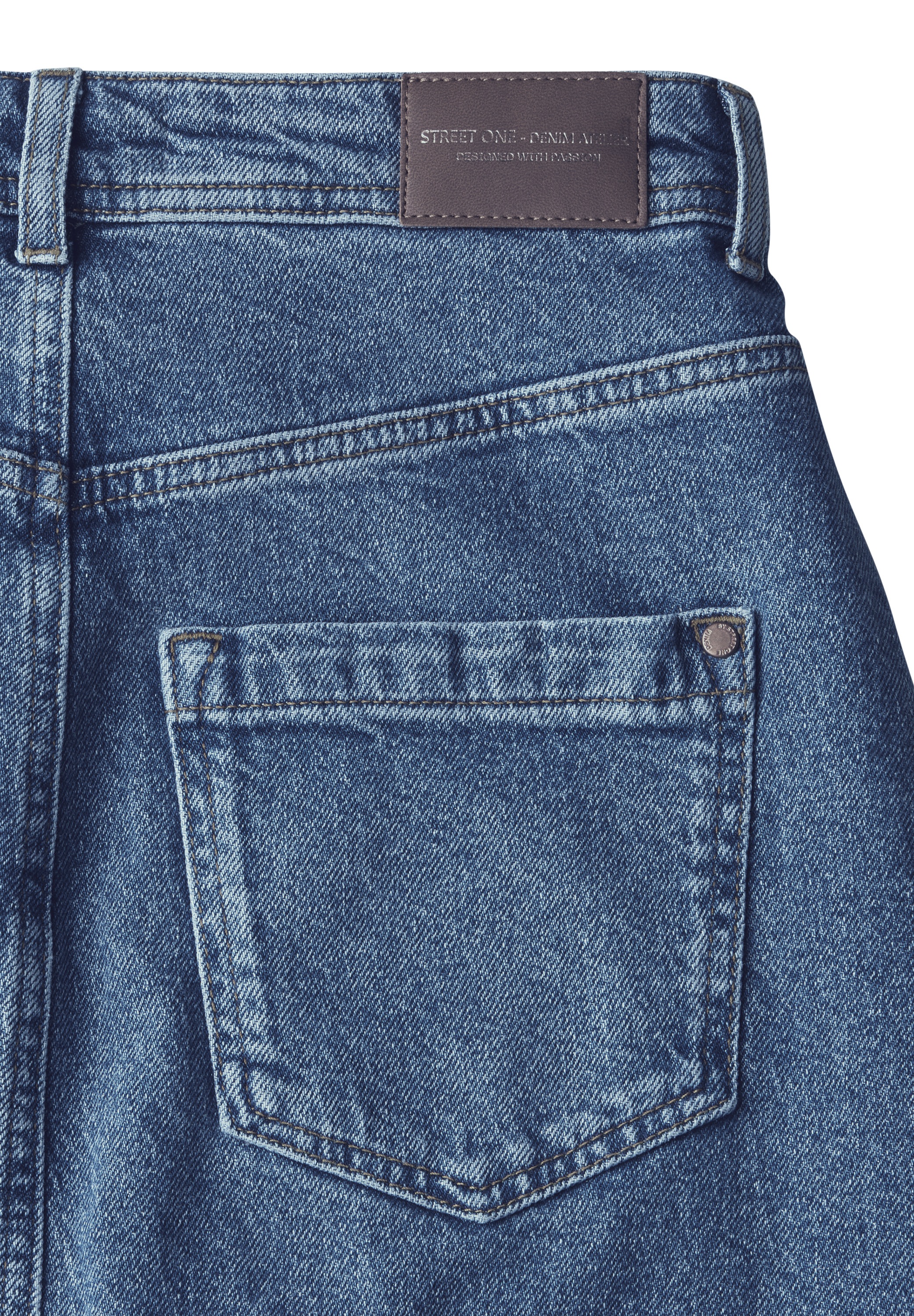 STREET ONE Jeansrock, 5-Pocket-Style