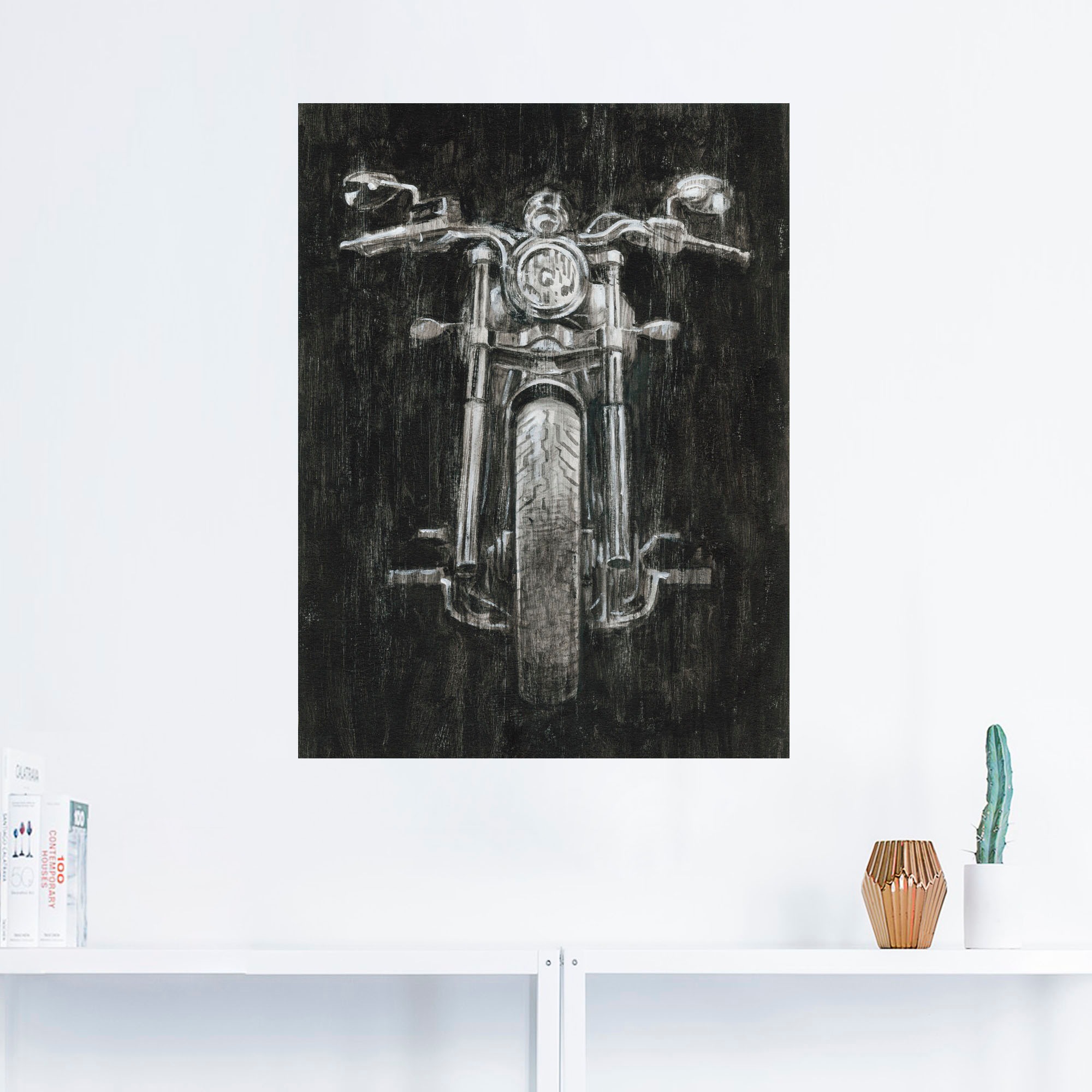 Artland Wandbild »Eisernes Pferd I«, Motorräder & Roller, (1 St.), als Poster, Wandaufkleber in verschied. Größen