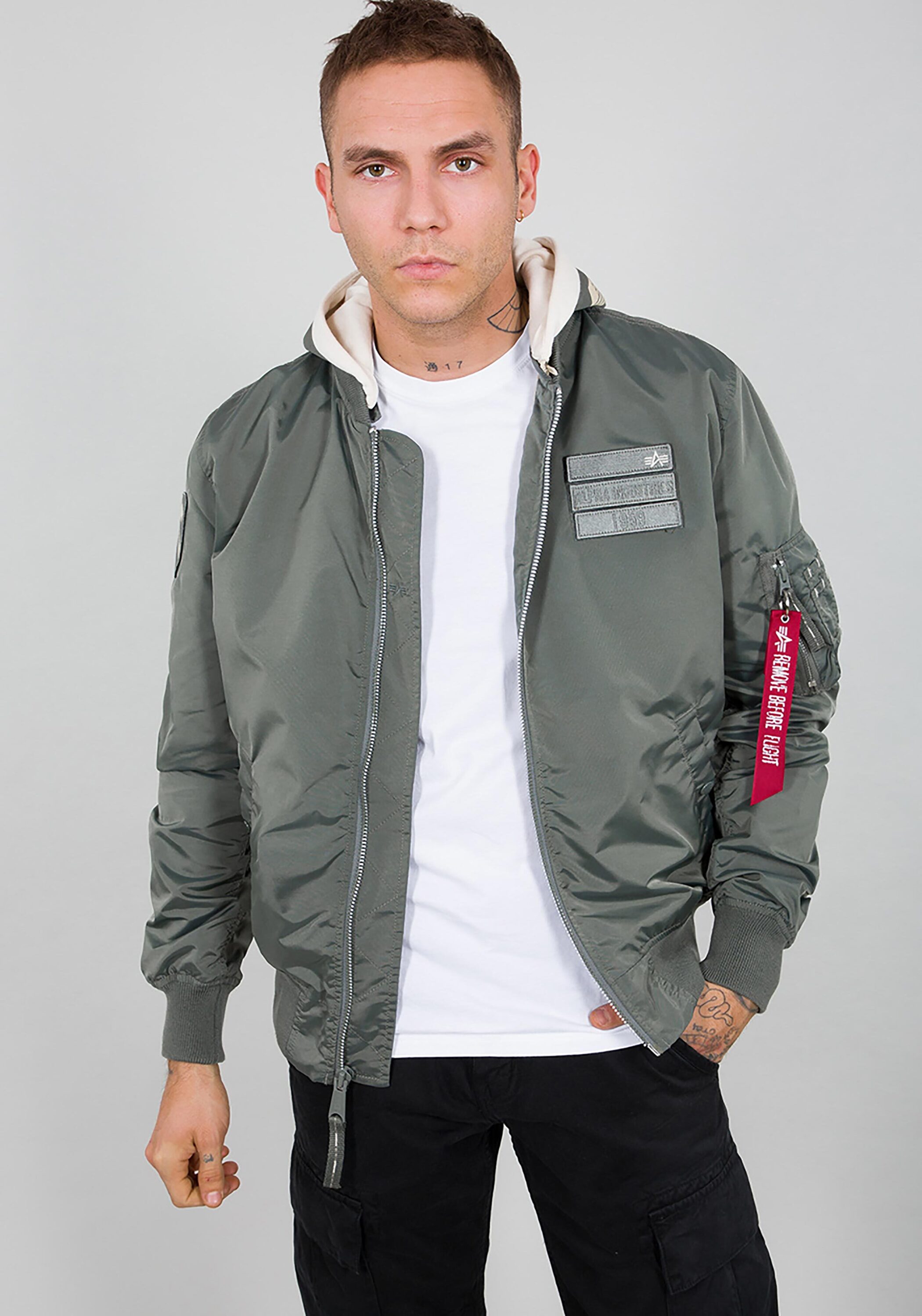 alpha industries -  Bomberjacke " Men - Flight Jackets MA-1 TT Hood Custom"