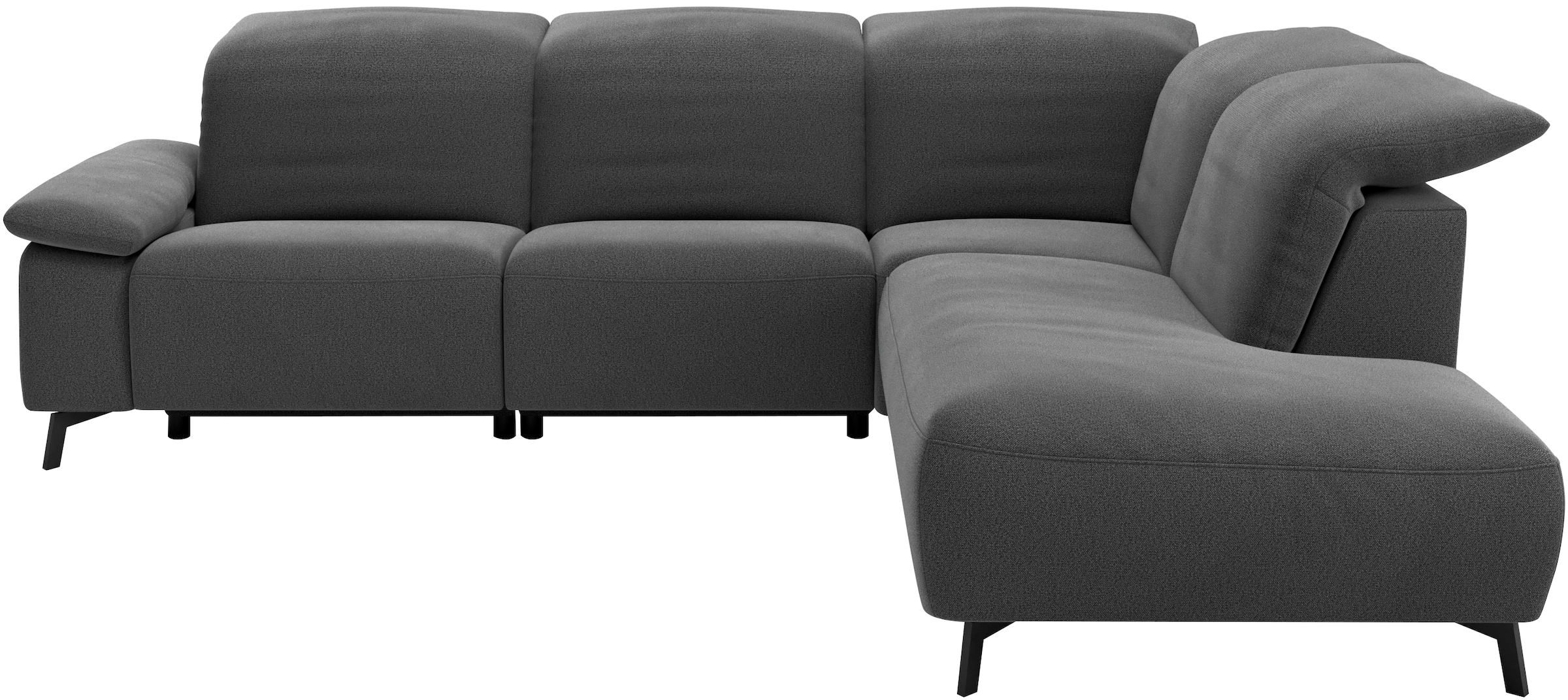 Musterring Ecksofa "MR 370, intelligenter Komfort im modernen Design" Optionale Relaxfunktion, flexible Kopfteile & klappbare Armlehnen