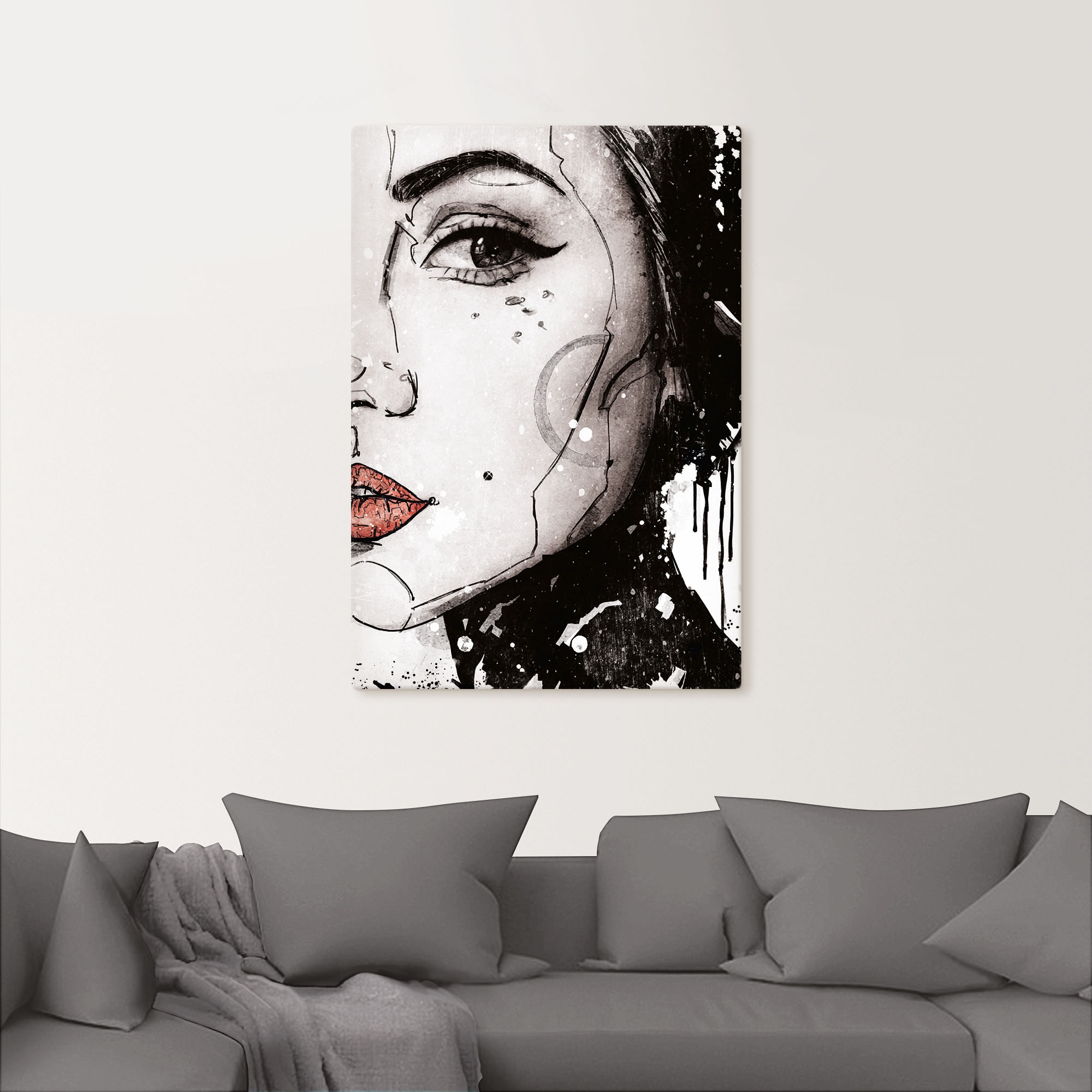 Artland Wandbild »The Artist«, Portrait, (1 St.), als Leinwandbild, Wandaufkleber in verschied. Größen