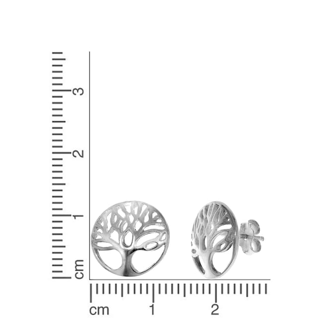Firetti Paar Ohrstecker »Schmuck Geschenk Ohrschmuck Lebensbaum«, zu Kleid,  Shirt, Jeans, Sneaker! Anlass Geburtstag Weihnachten für bestellen | BAUR