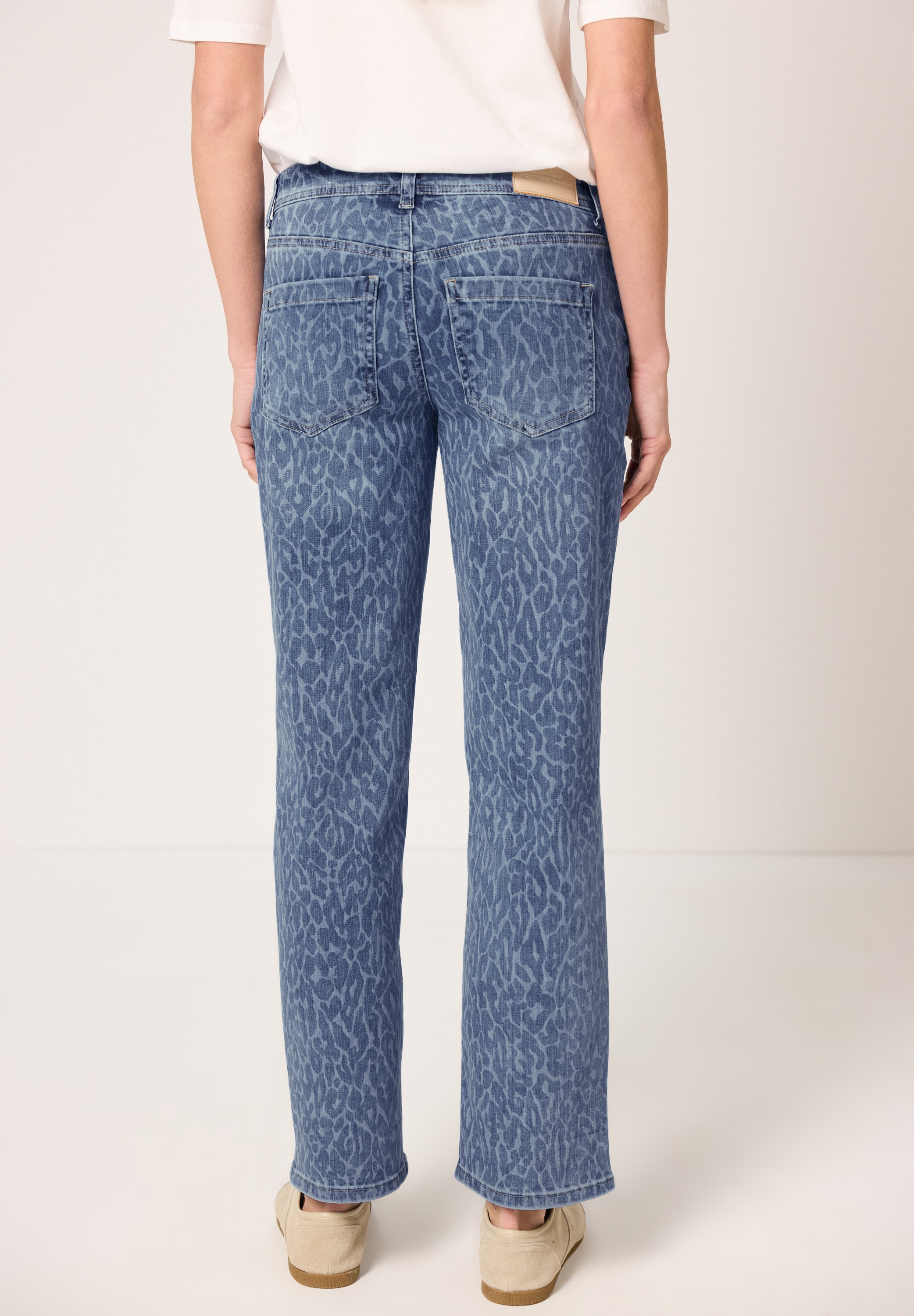 STREET ONE Straight-Jeans Middle Waist