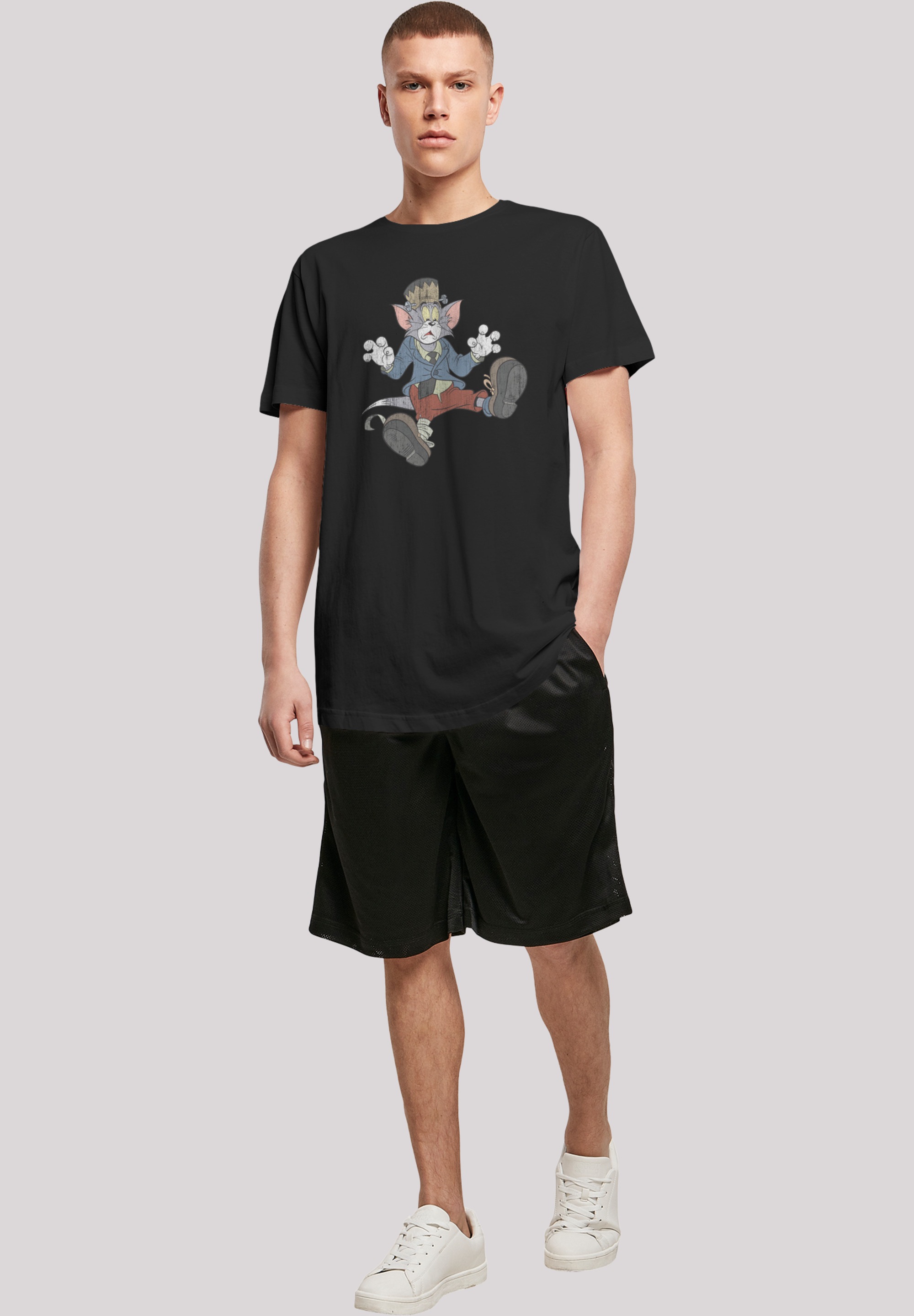 F4NT4STIC T-Shirt »Tom and Jerry TV Serie Faux Frankenstein Tom«, Print