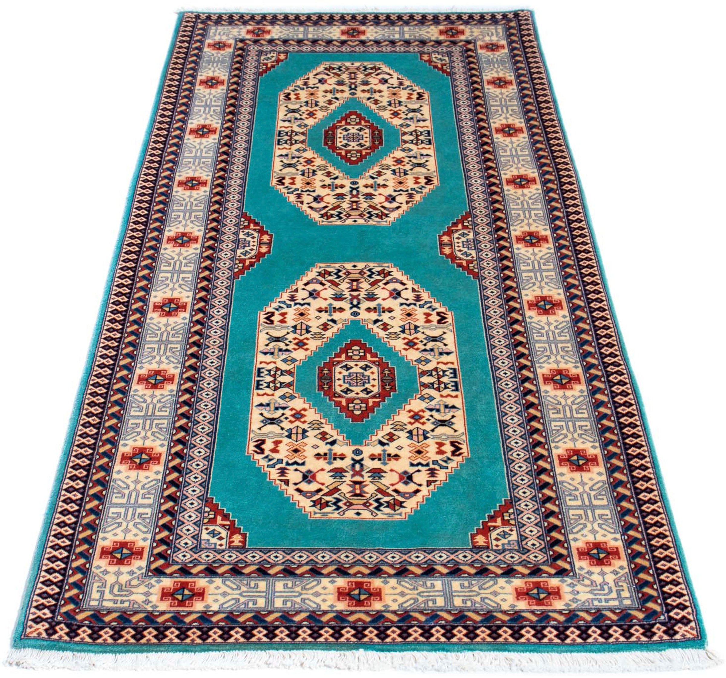 morgenland Orientteppich "Perser - Täbriz - Royal - 180 x 76 cm - blau", rechteckig, 7 mm Höhe, Wohnzimmer, Handgeknüpft