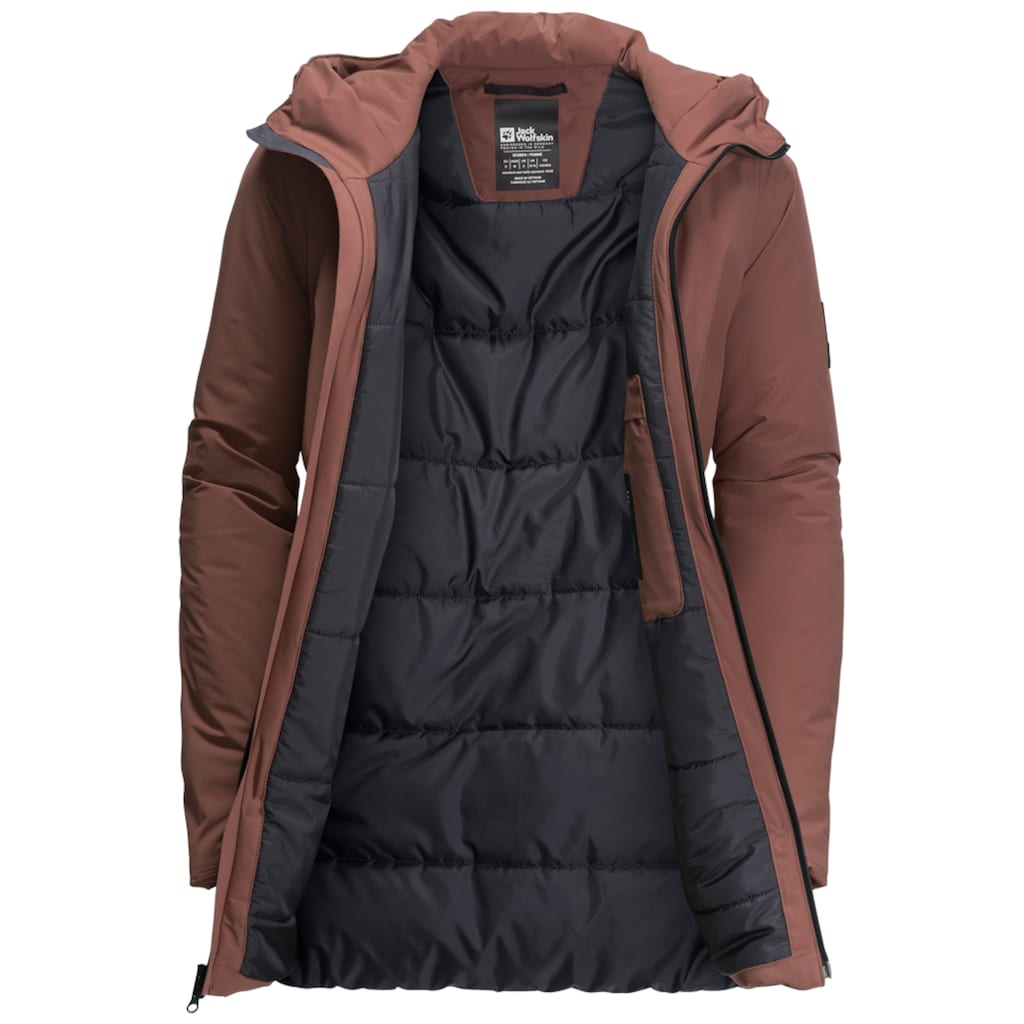 Jack Wolfskin Winterjacke »LUISENPLATZ JKT W«, mit Kapuze