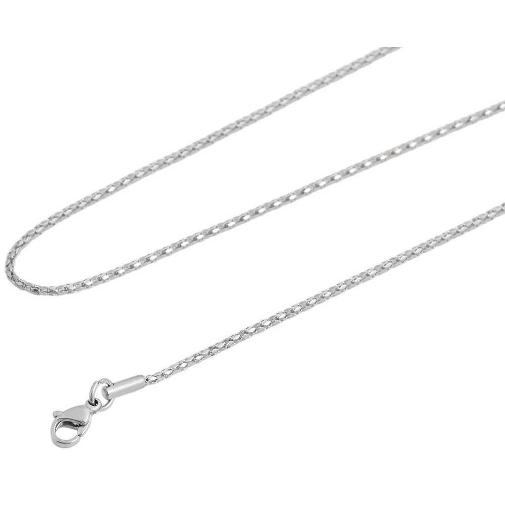 Adelia´s Kette ohne Anhänger »Unisex Halskette aus Edelstahl 80+5« Perfekt als Geschenk für besondere Menschen