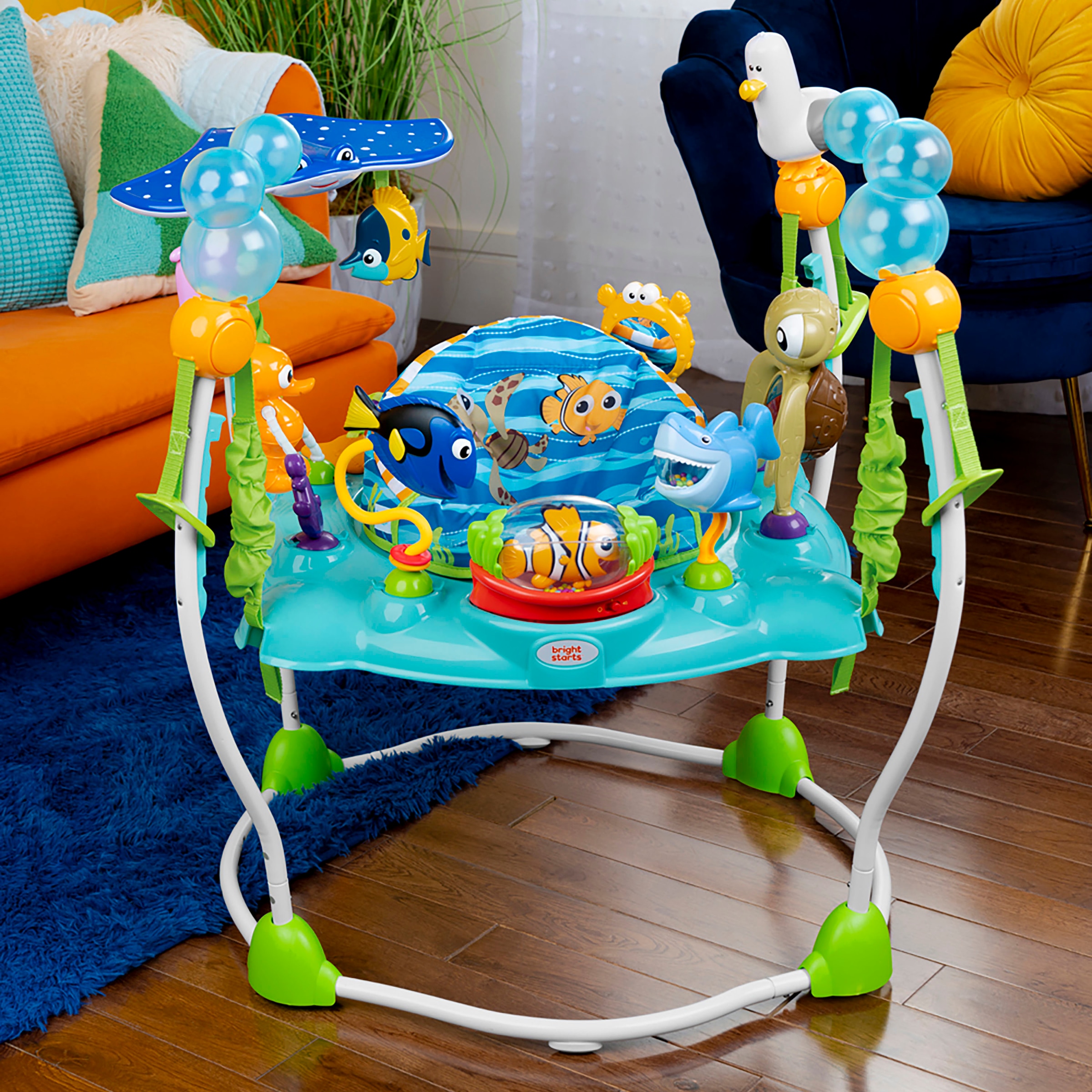 Bright Starts Spielcenter »Finding Nemo Sea of Activities Jumper«, mit Licht- und Soundeffekt