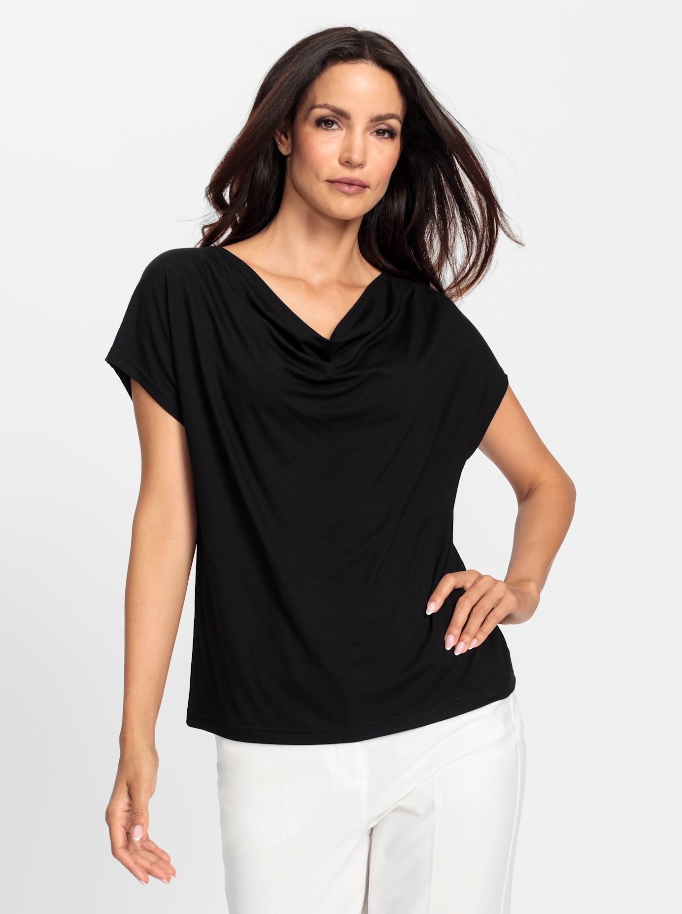 heine Wasserfallshirt "Wasserfallshirt" 1 Stk. tlg. günstig online kaufen