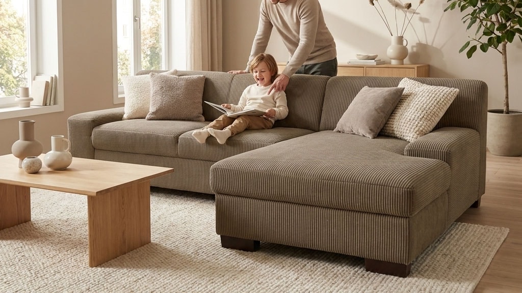 OTTO home "Faxxe 268 x 153 cm, auch mit Schlaffunktion" aus haustierfreundlichem Pet Friendly Cord, L-Form