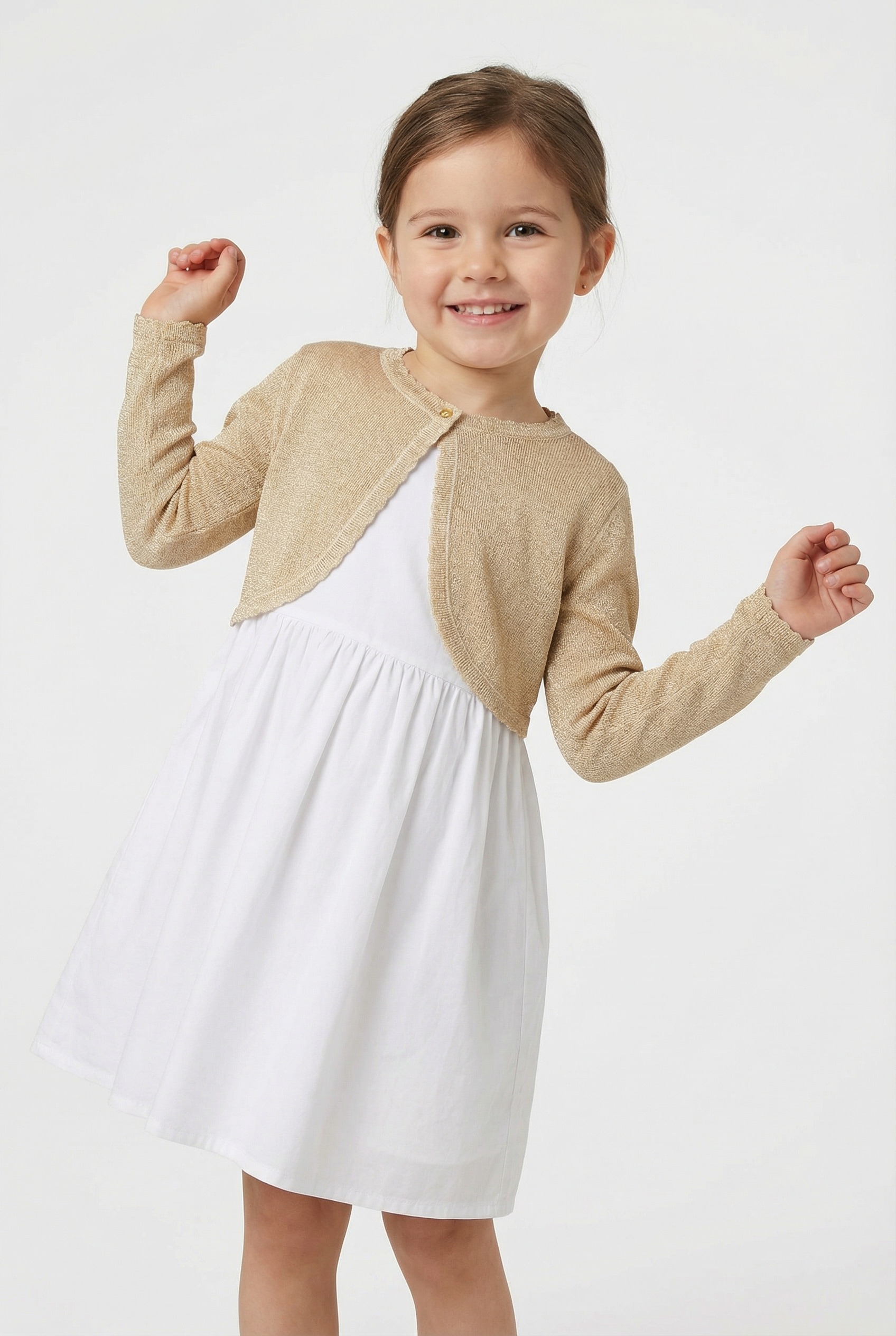 happy girls Bolero im dezenten Glitzerlook und mit gewellten Kanten