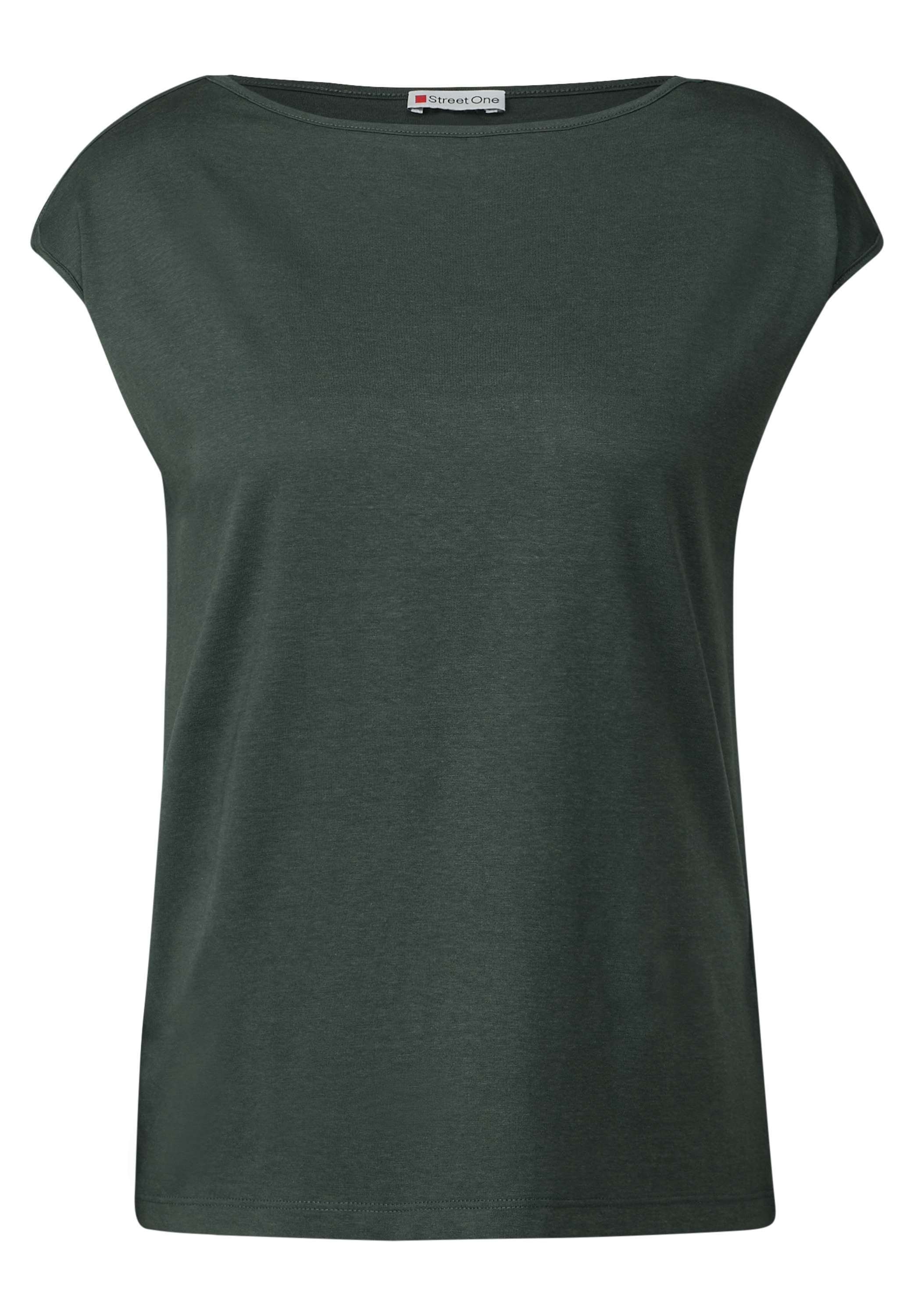 STREET ONE T-Shirt, mit U-Boot-Ausschnitt