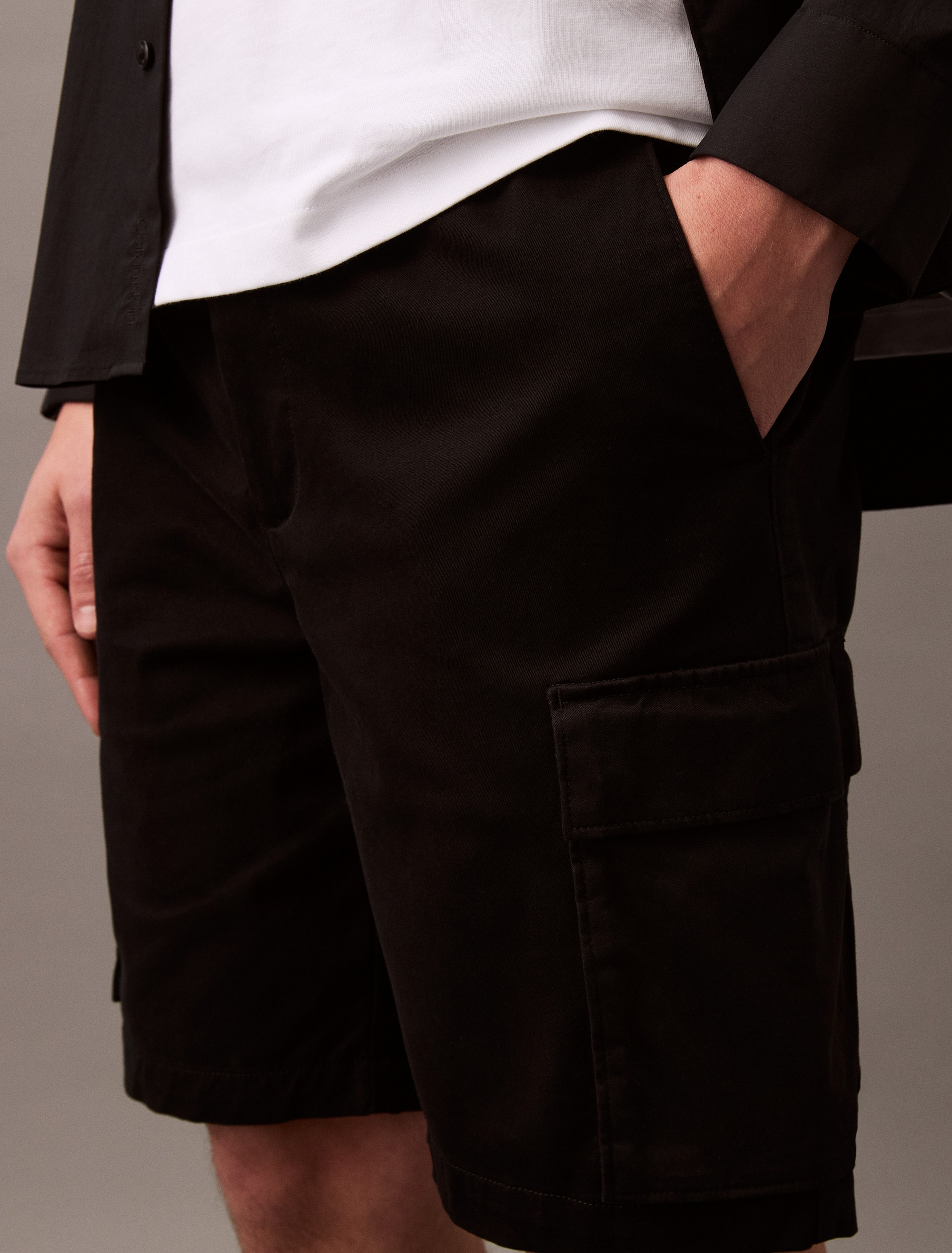 Calvin Klein Jeans Cargoshorts "9" COTTON PULL ON CARGO SHORT", Mit Gürtels günstig online kaufen