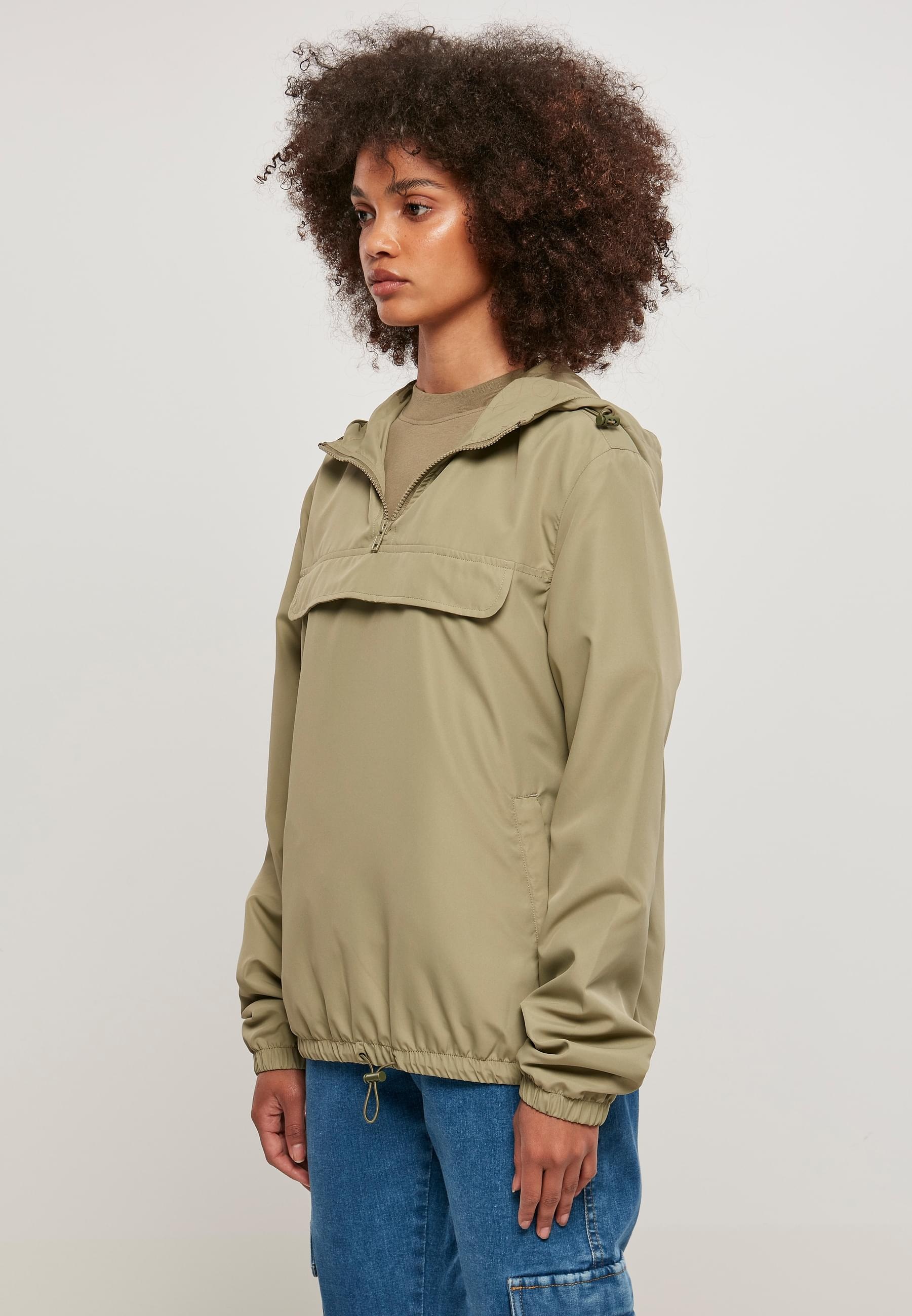 URBAN CLASSICS Allwetterjacke »Urban Classics Damen Ladies Recycled Basic Pull Over Jacket«, (1 St.), mit Kapuze