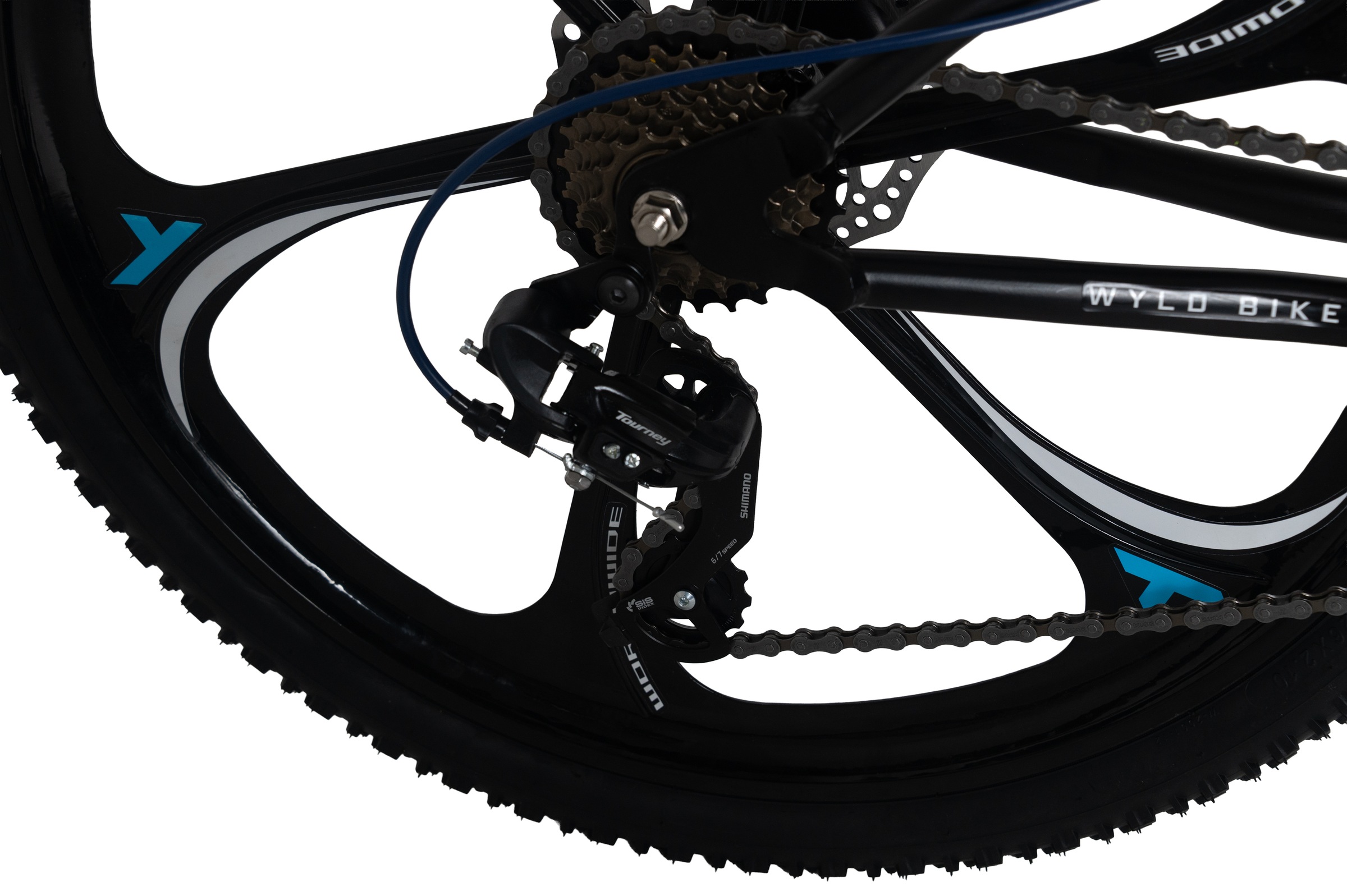 WYLD Mountainbike 21 Gang Shimano Tourney Schaltwerk Kettenschaltung