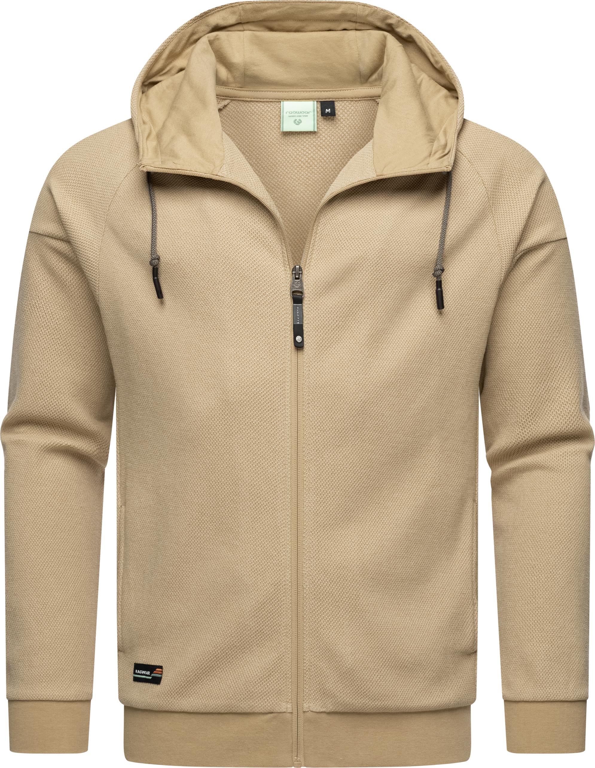 Ragwear Kapuzensweatjacke »Dreyner«, Herren Basic Sweatjacke mit Kapuze