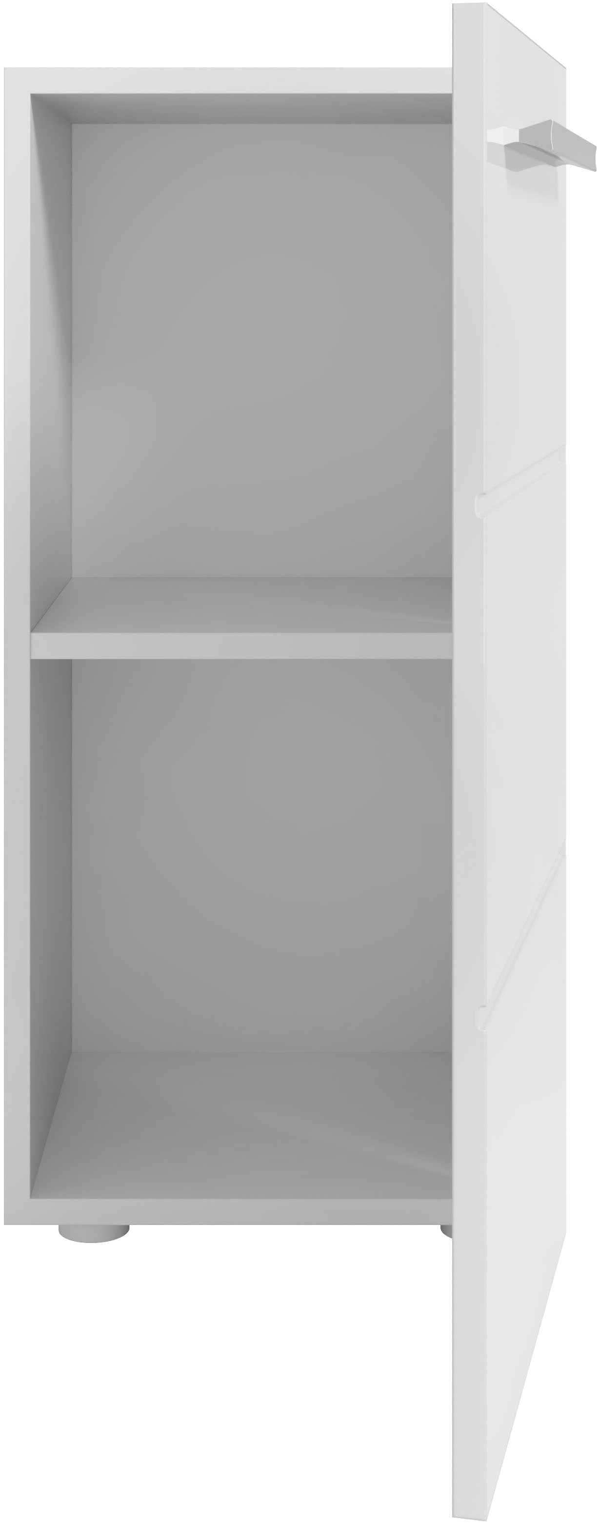 BASIC by Balculina Midischrank »Mandi« 1 Stk. tlg. Breite 34cm, hochglanz Front