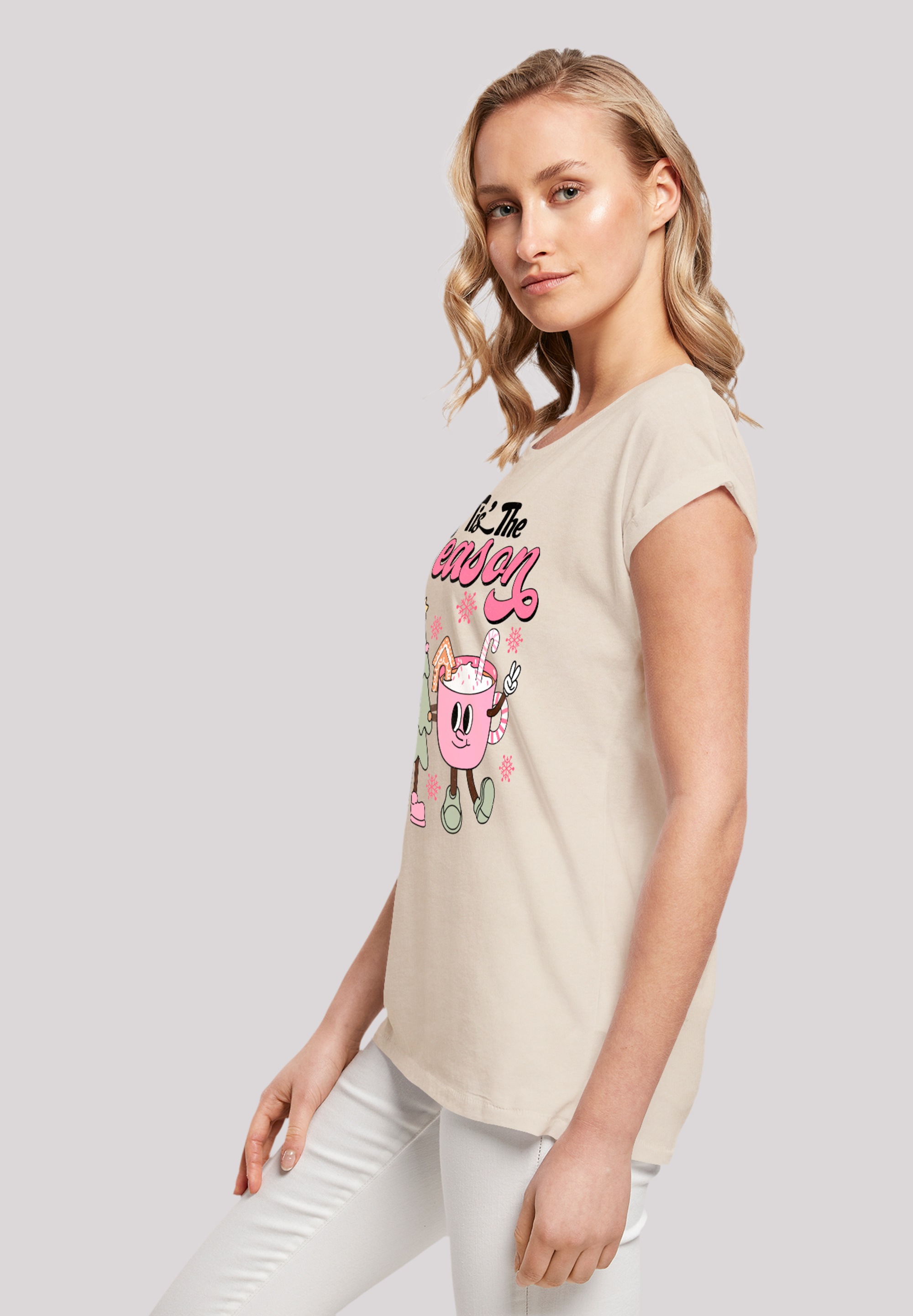 F4NT4STIC T-Shirt »Tis The Season Tree Cocoa«, Premium Qualität, Weihnachts-Kollection