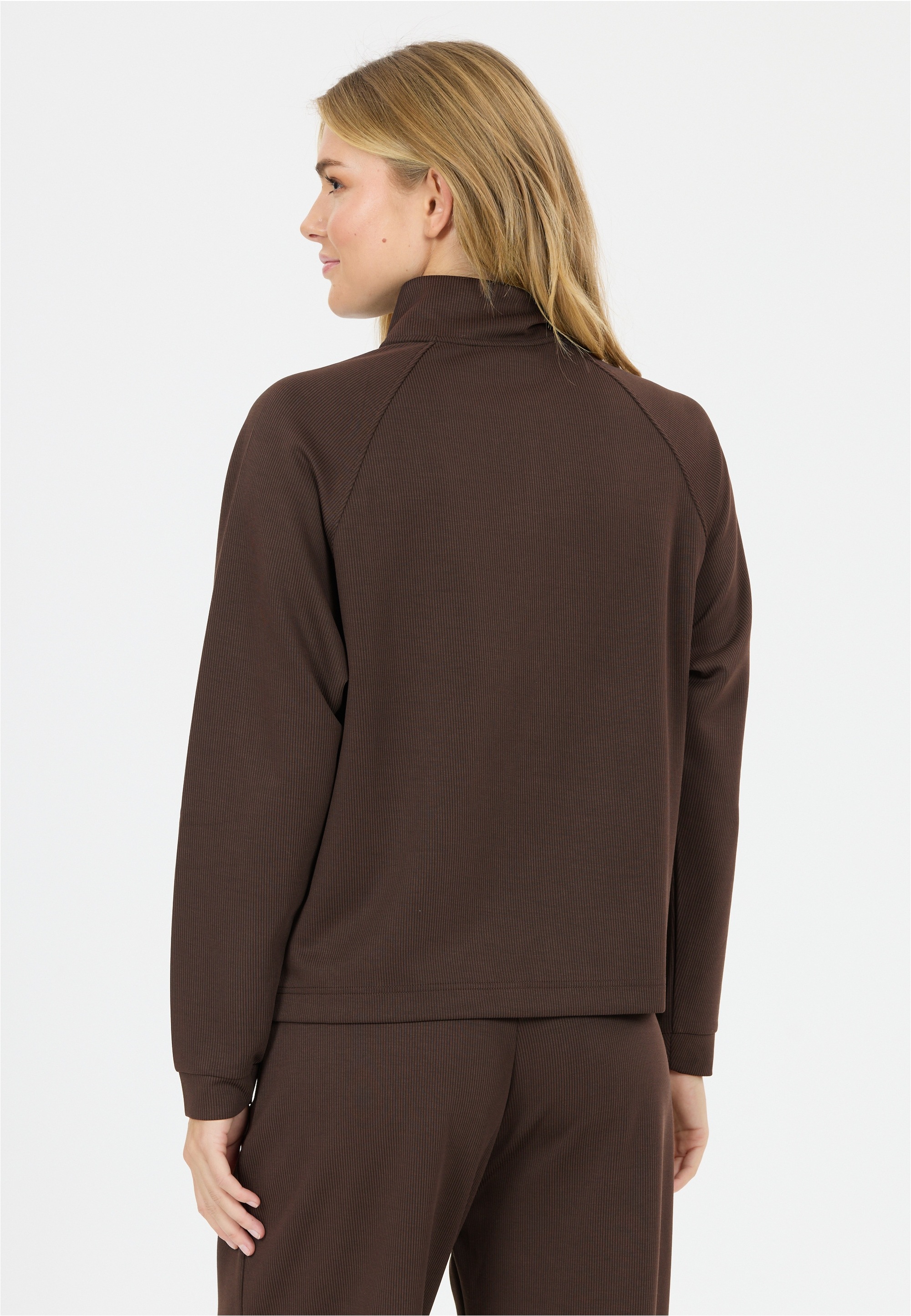 ATHLECIA Sweatshirt »Franye«, mit hohem Kragen mit Reißverschluss
