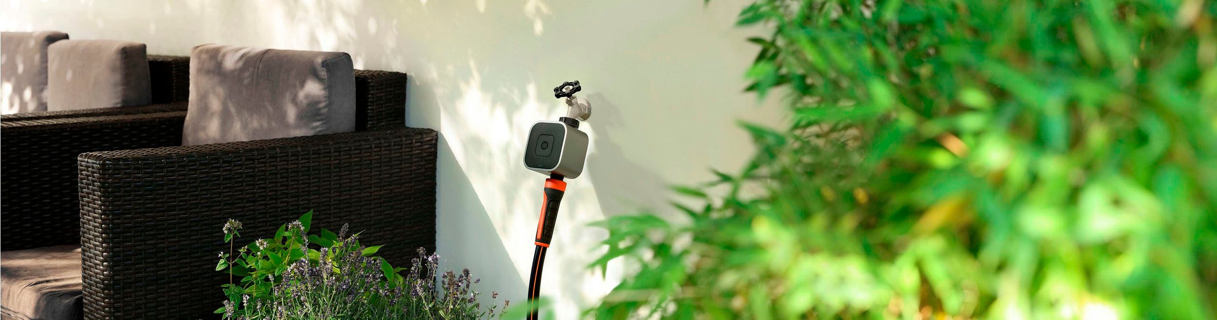 EVE Bewässerungscomputer »Aqua (HomeKit) + Schlauchverbinder 2-Wege-Verteiler«, (Packung)