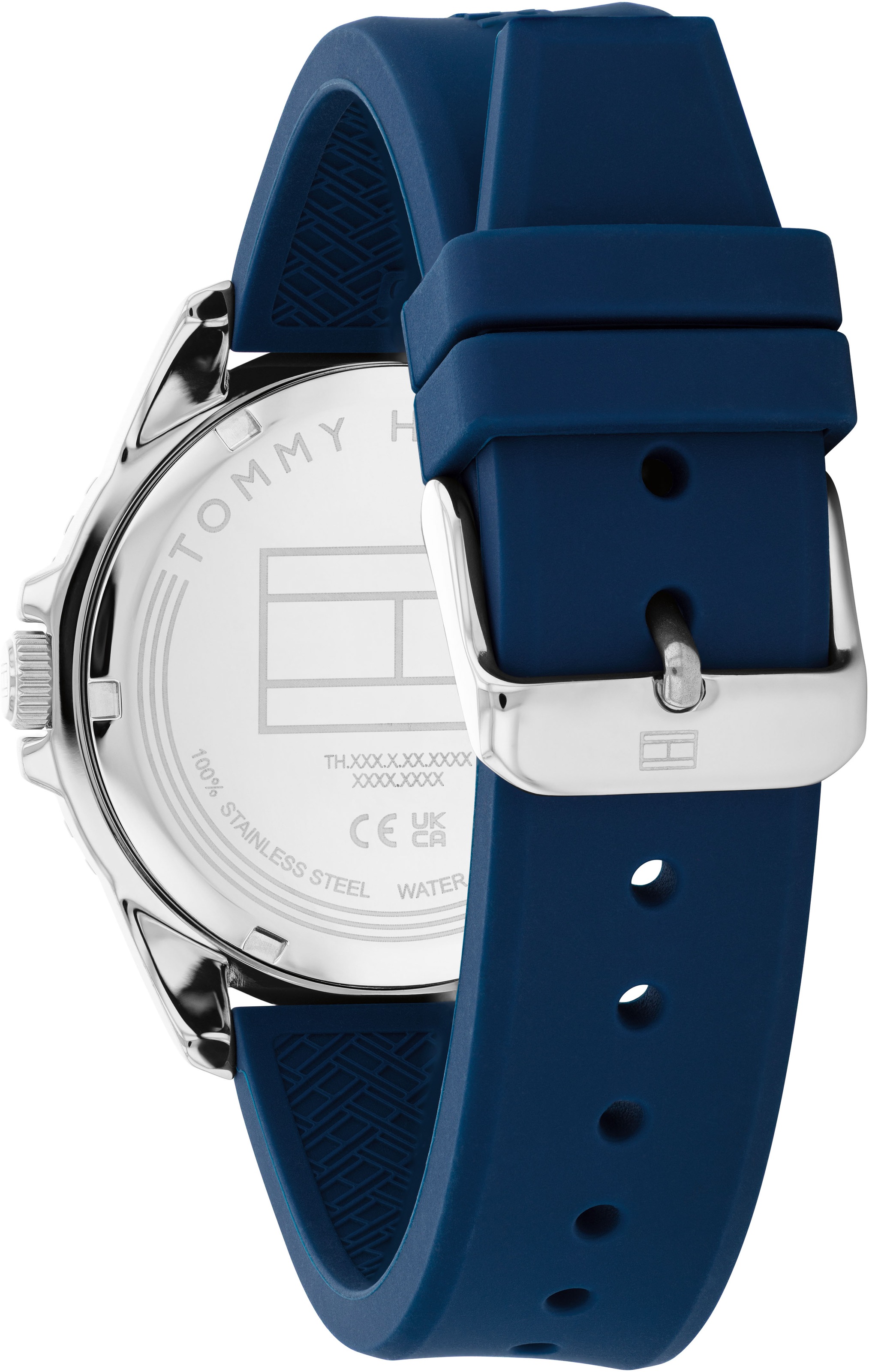 Tommy Hilfiger Quarzuhr »OCEANIC«, Armbanduhr, Herrenuhr, Silikonarmband, analog