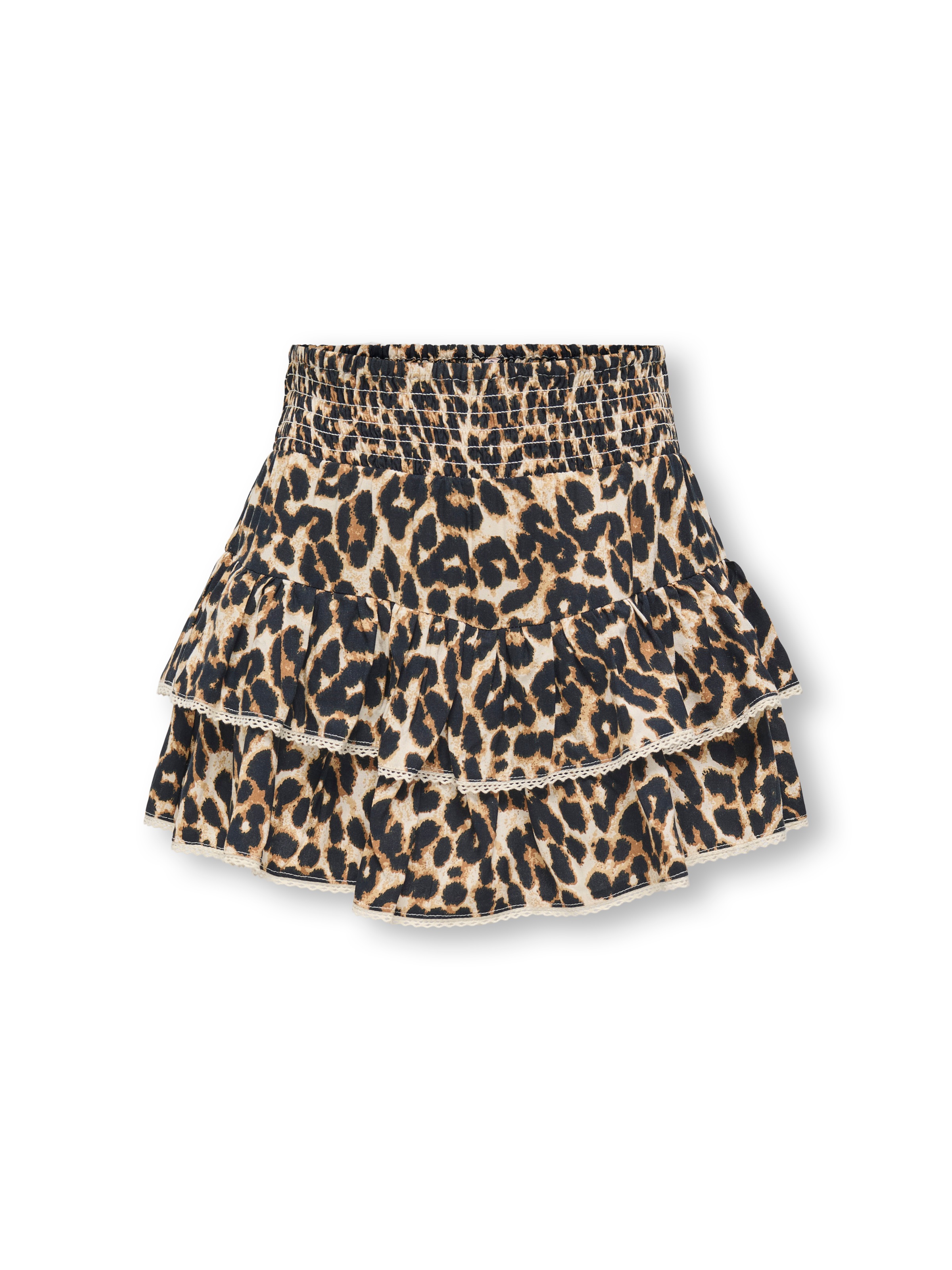 KIDS ONLY Sommerrock »KOGGLOW LIFE TAPED EDGE SKORT AOP WVN«, (1 tlg.), mit tollen Volants mit dezenter Spitzenkante