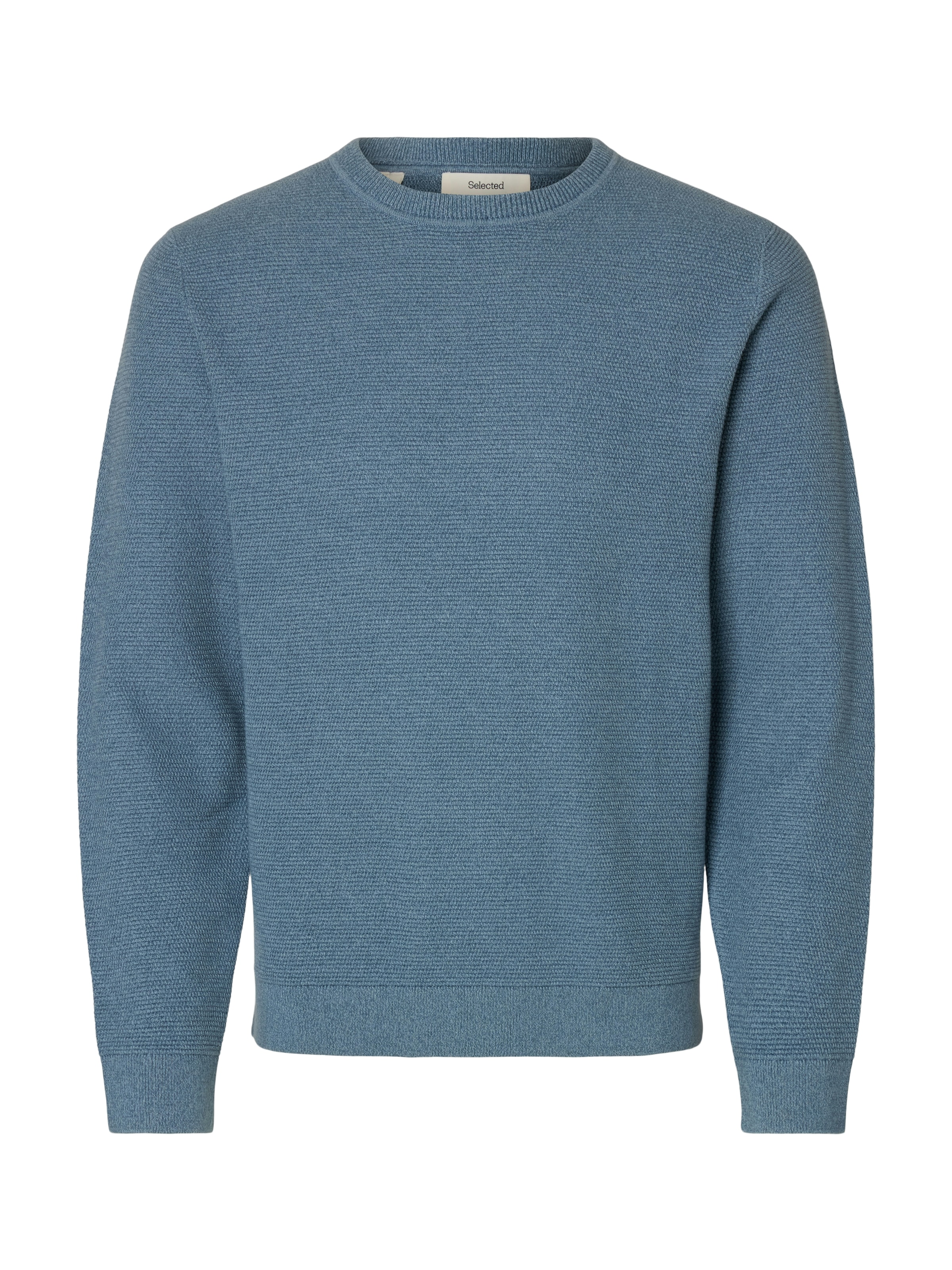 SELECTED HOMME Strickpullover "SLHROSS LS KNIT STRUCTURE CREW NECK NOOS" günstig online kaufen