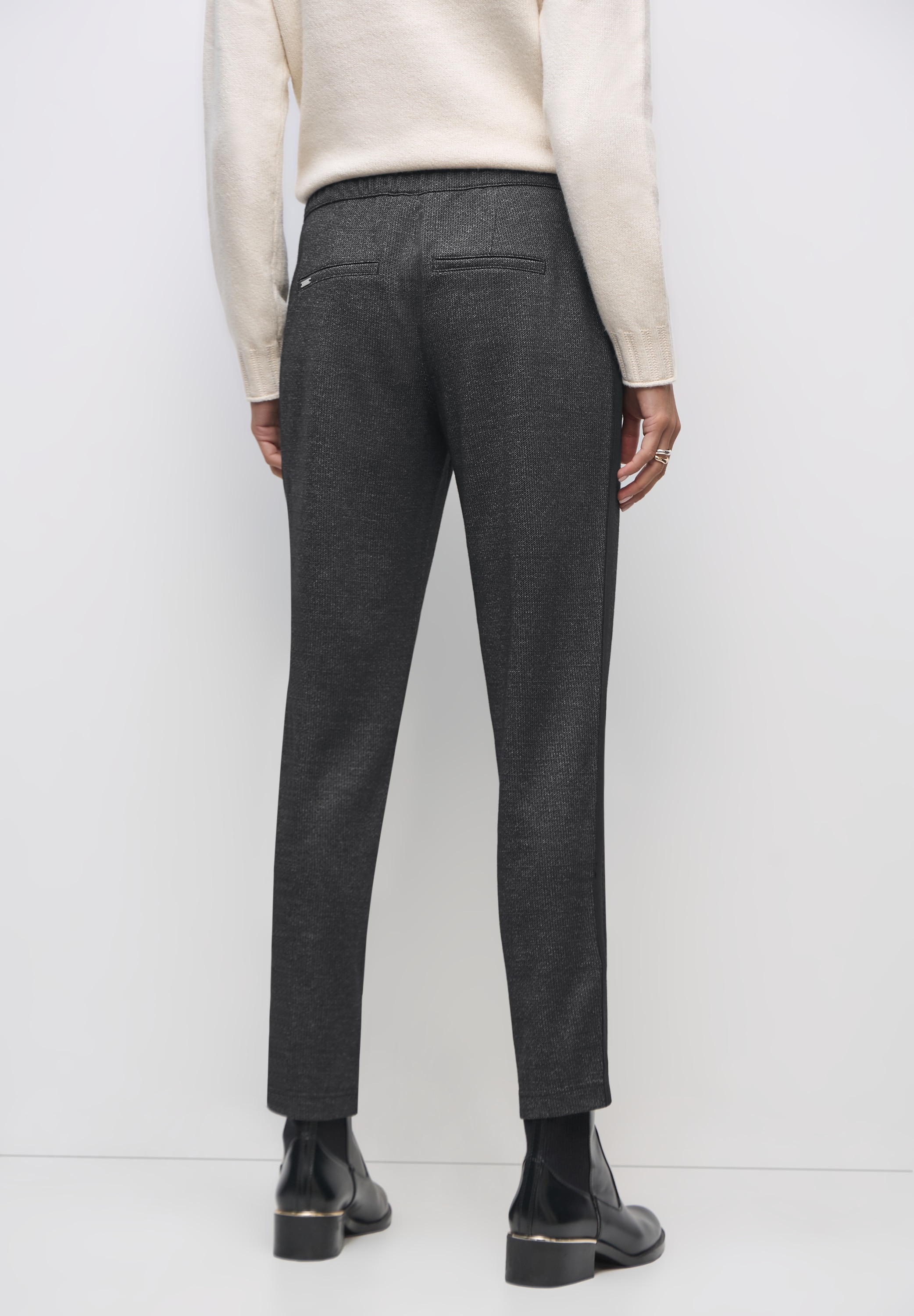 STREET ONE Jogger Pants  mit Galonstreifen