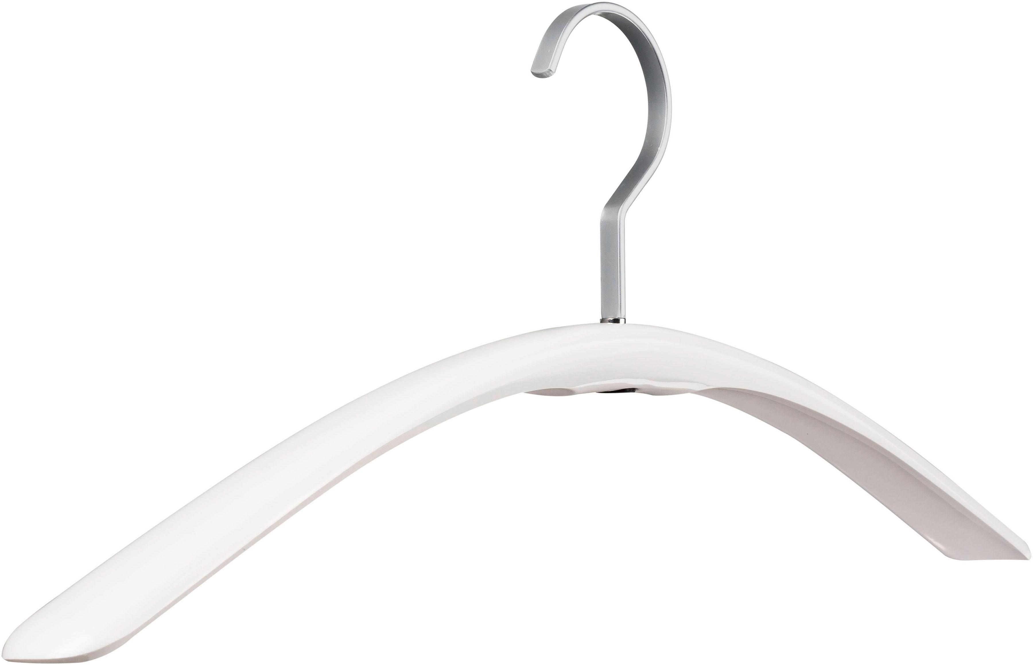 PIEPERCONCEPT Kleiderbügel "Cannello", B:44cm H:17,5cm T:3,5cm, weiß, Kleiderbügel