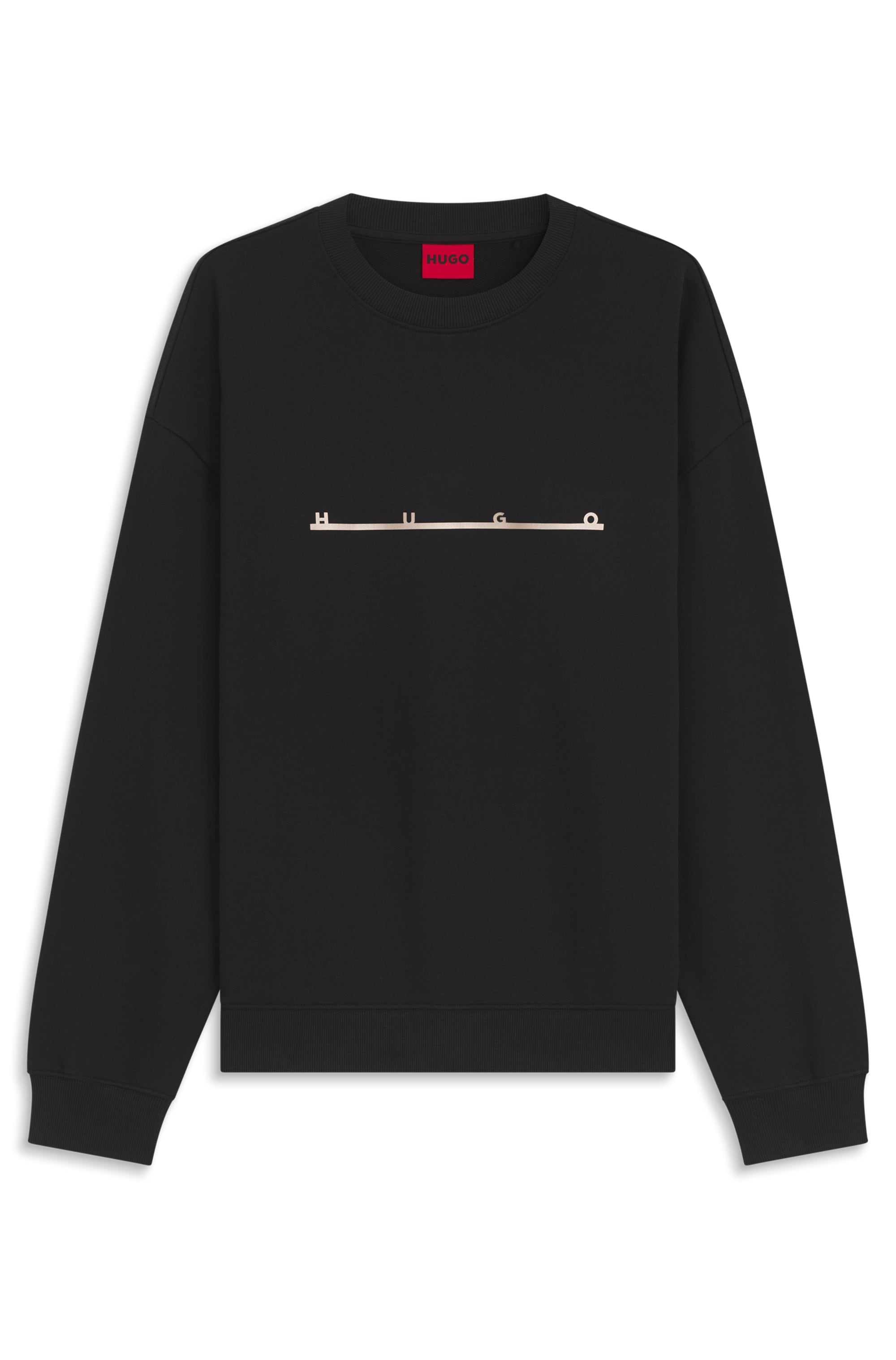 HUGO Sweatshirt »Datrisweat«, Rundhalsausschnitt, Relaxed Fit, reine Baumwolle
